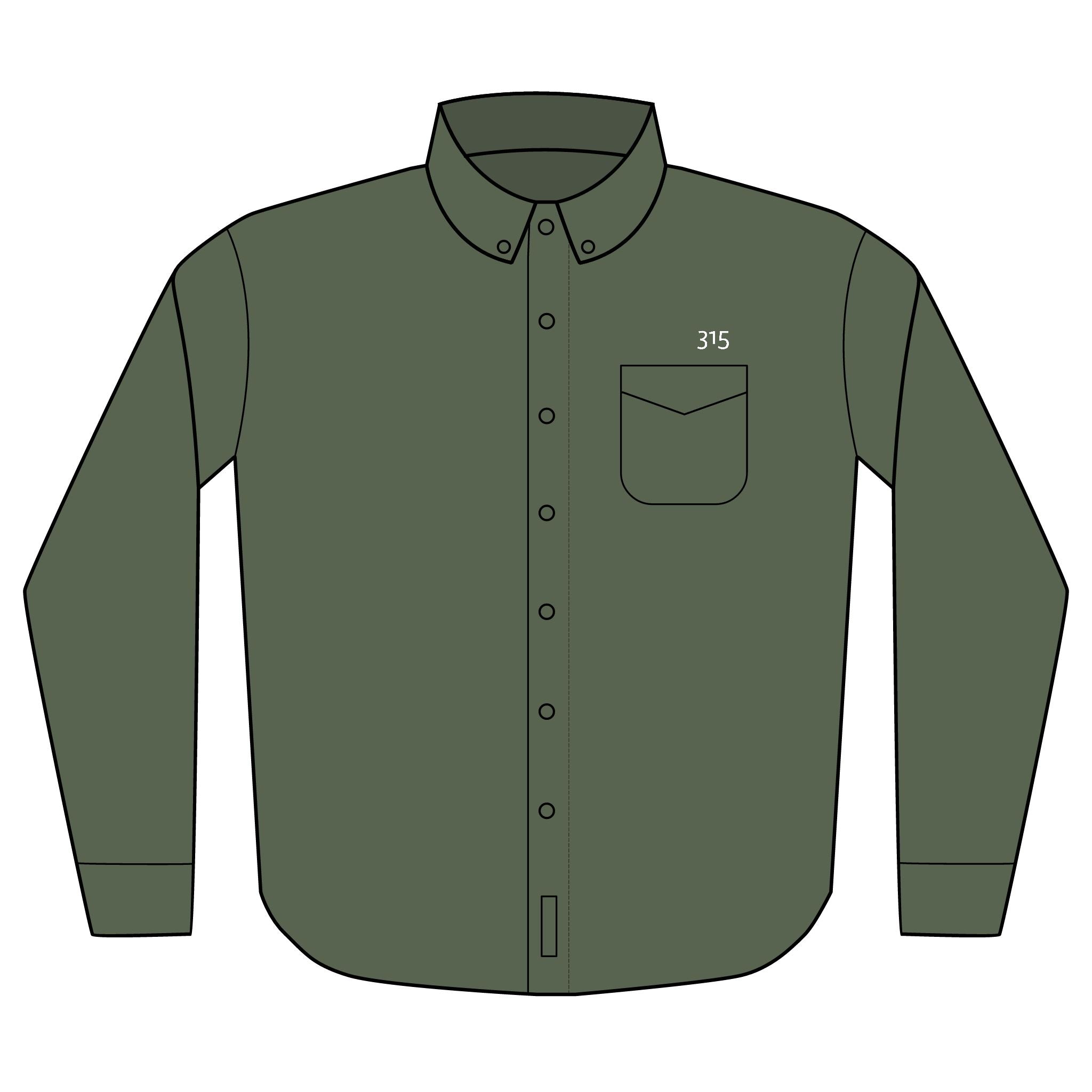 Multi Color Embroidered Unisex Long Sleeve Shirt