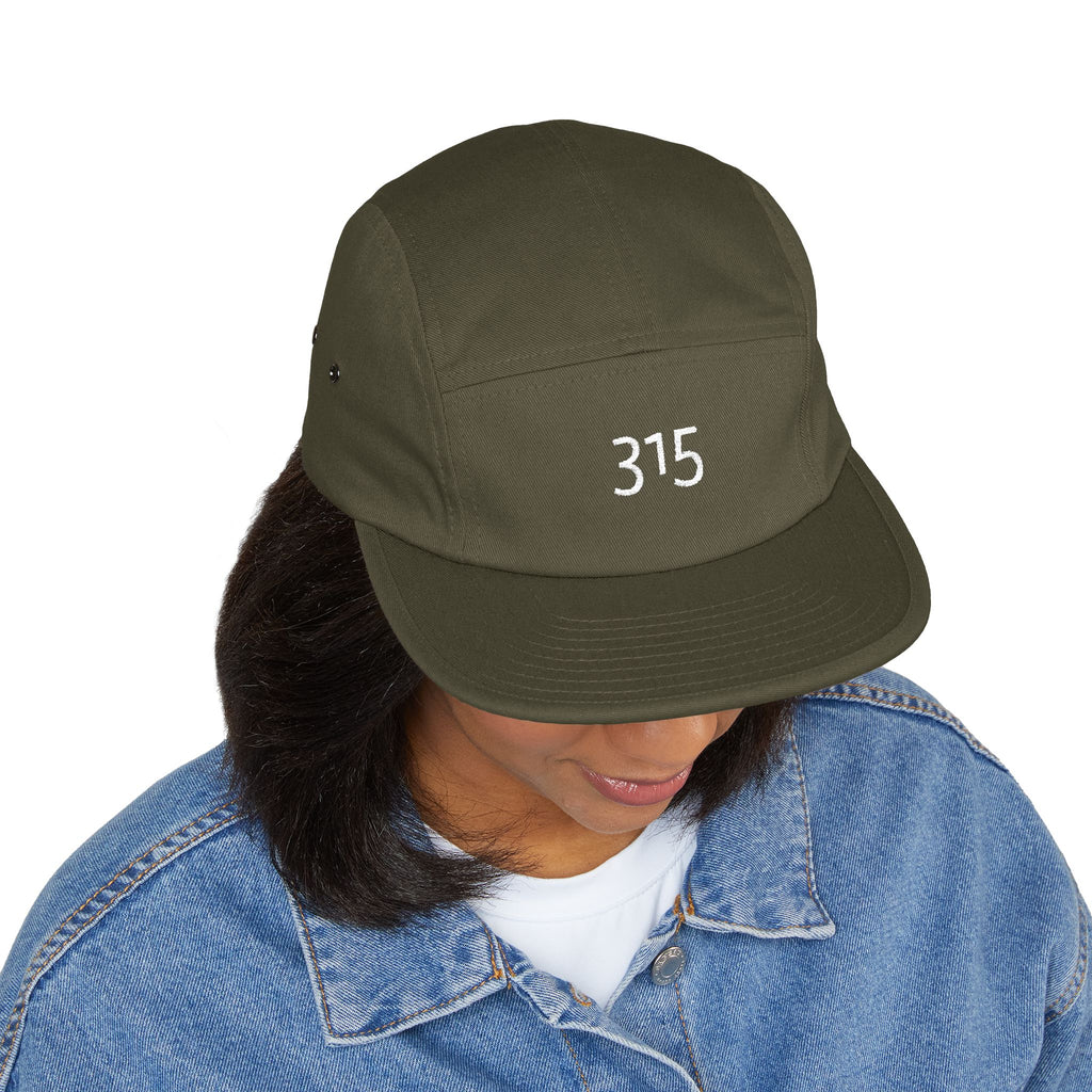 Embroidered 5 Panel Cap - Casual Streetwear with Unique Design (315)