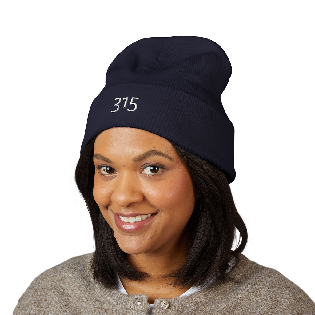 Embroidered Classic Cuffed Beanie - Stylish Warmth for Every Occasion
