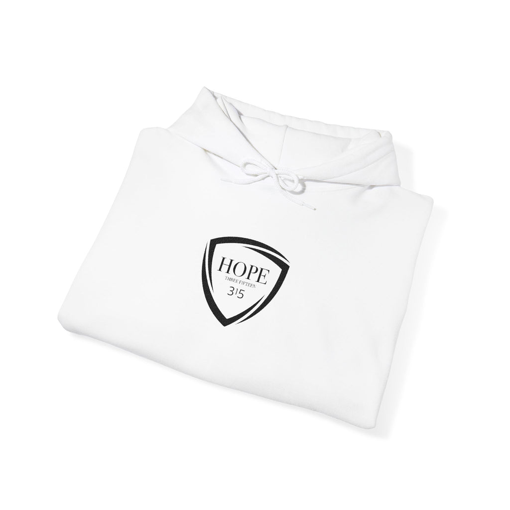 16 - Multi Color - Embroidered Hope Shield Hoodie — Pullover