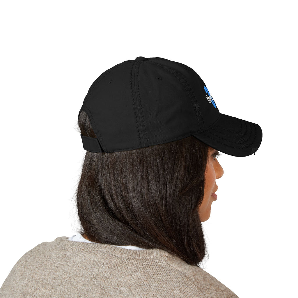 3 - Hat Distressed Embroidered Bold 315 Dad Hat - Casual Chic Accessory