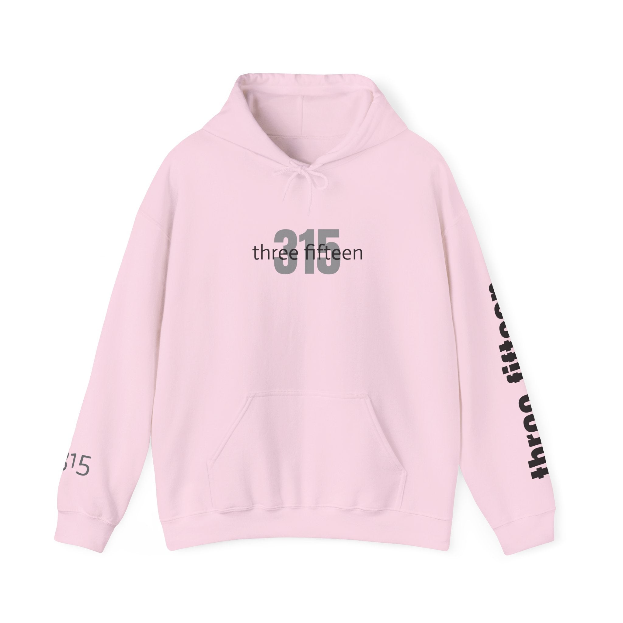 16 - Multi Color Printed Bold 315 Three Fifteen Inspirational Quote Hoodie - This Isn't The End Of My Story