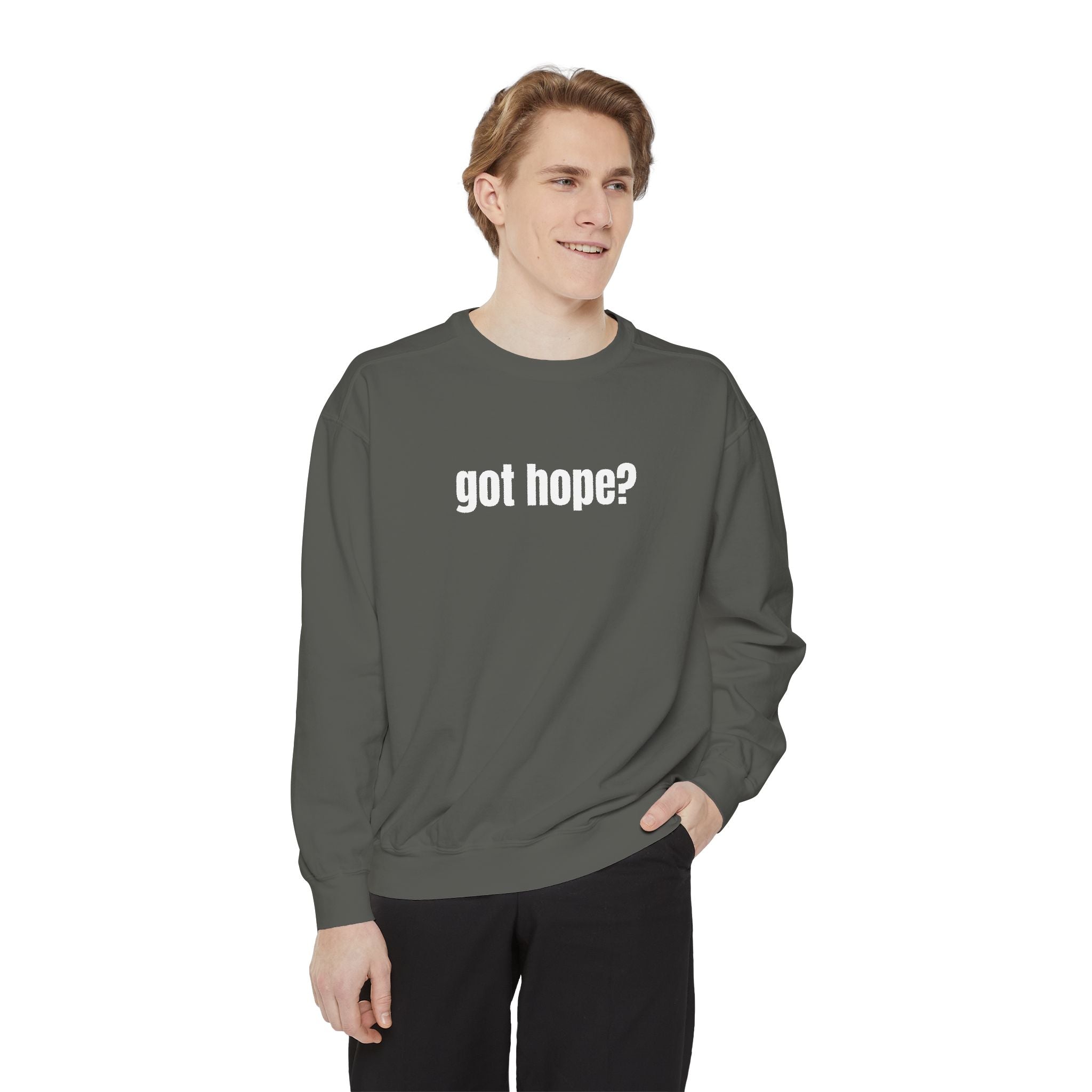 15 - Got Hope - Multi Color Cozy “A Helping Hand” Unisex Garment-Dyed Sweatshirt for Everyday Comfort