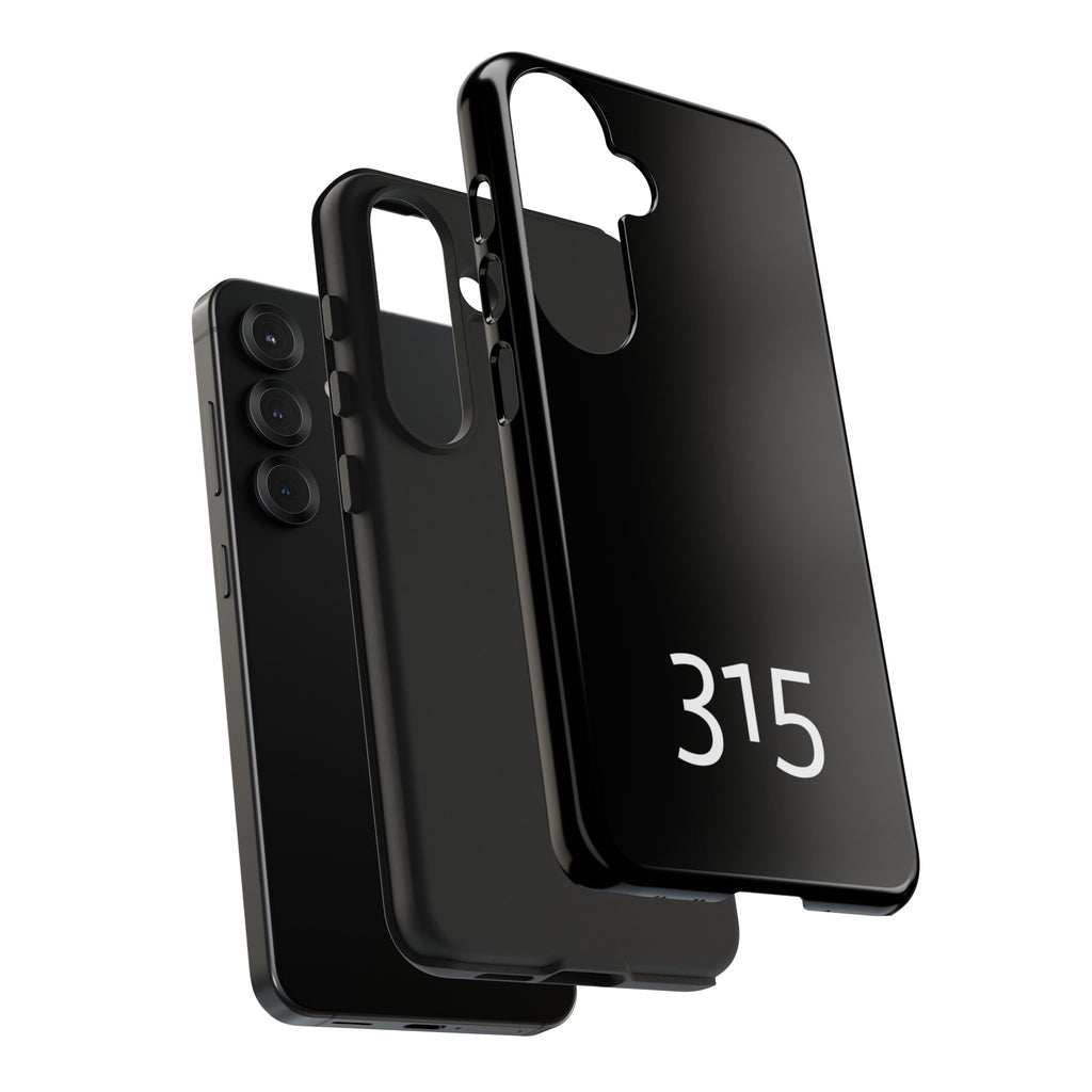 36 - Phone case 315 Tough Phone Case — Motivational Black Protective Cover