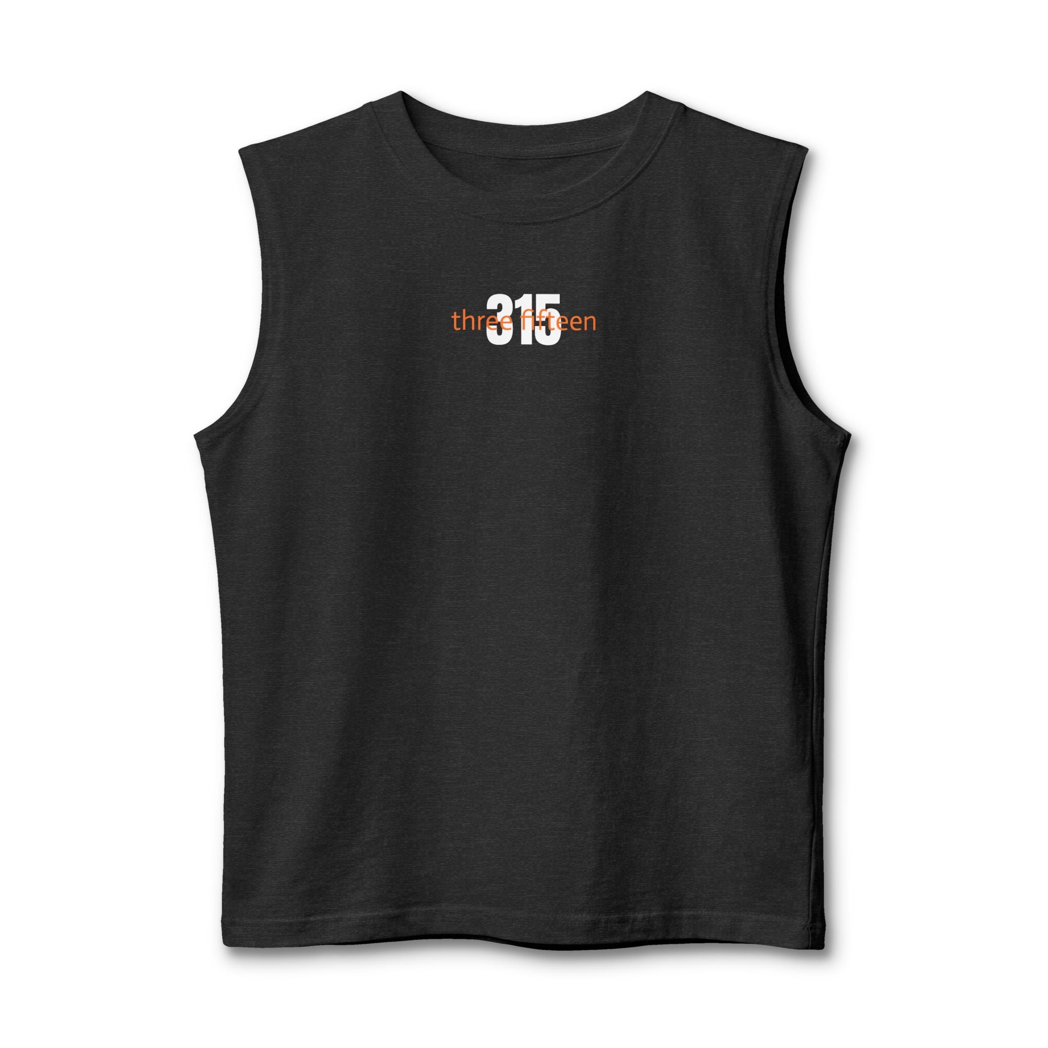 1131 - Muscle Tank — 'the 315' Minimalist Fitness Graphic Tank Top