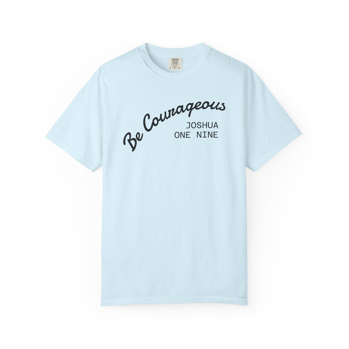 01 - Courageous Joshua One Nine Multi Colors Graphic T-Shirt