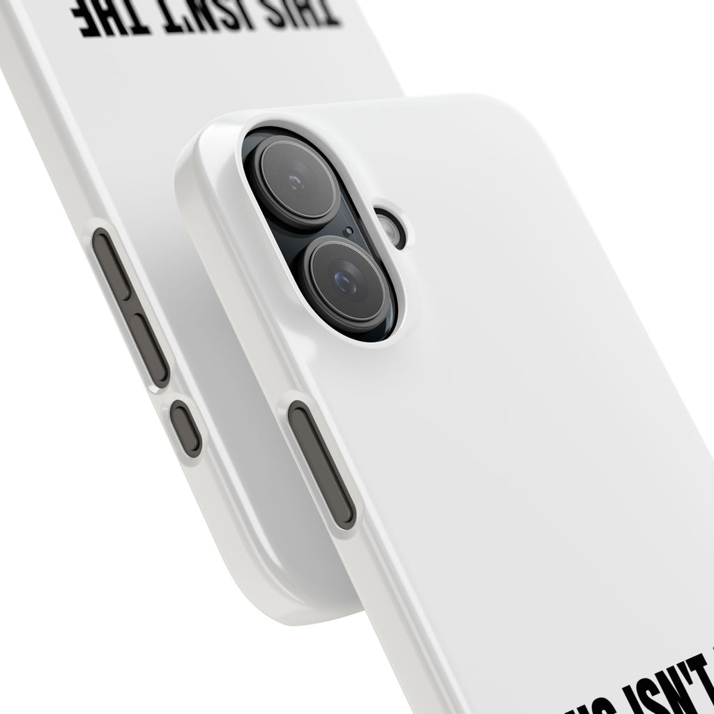 36 - Phone case Slim Phone Case — "This Isn't the End of My Story" Motivational Protective Cover