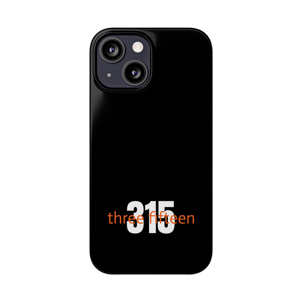 36 - Phone case 315 Slim Phone Case — Motivational Black Protective Cover