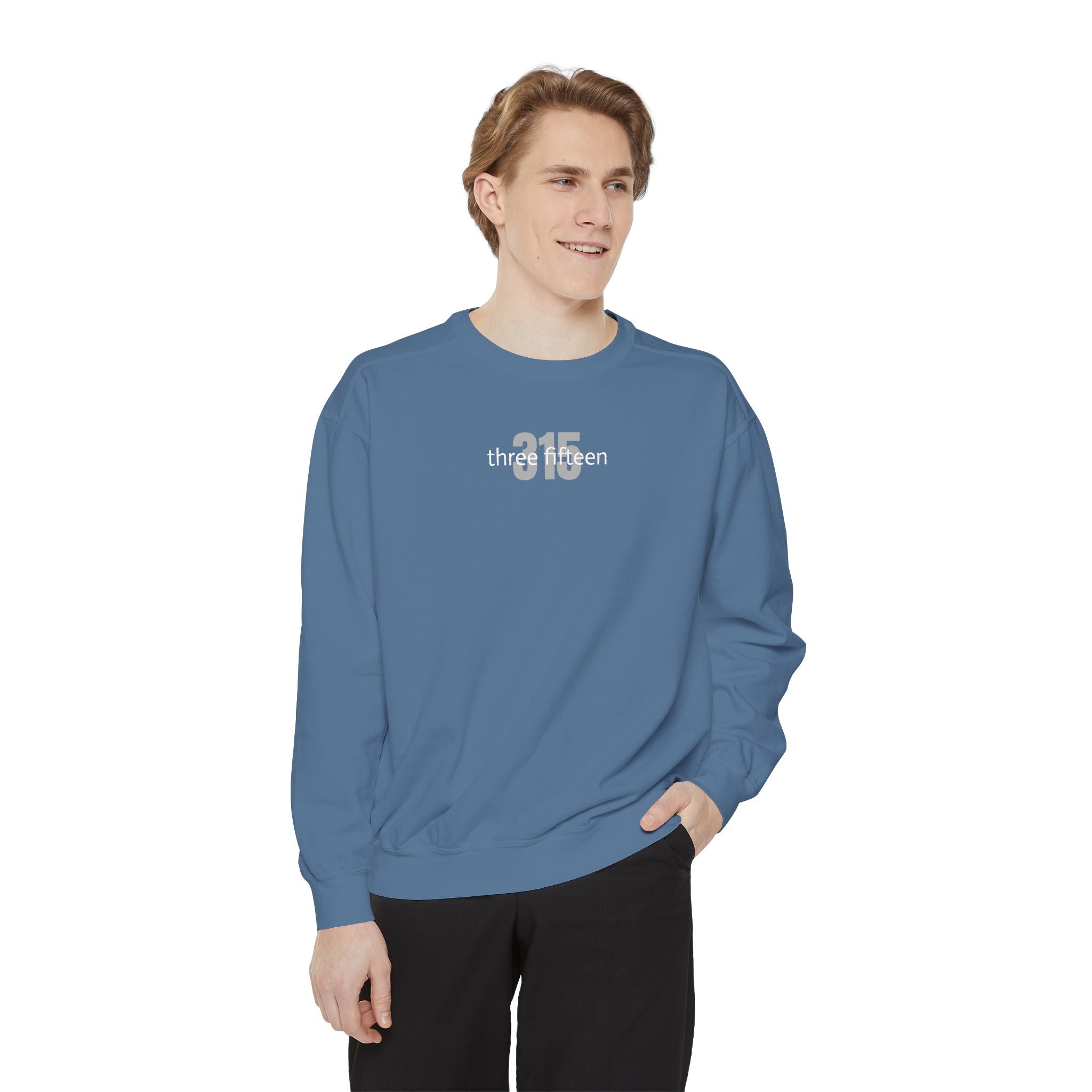 15 - Sweatshirt Bold 315 Multi Color - Embroidered Minimalist Logo Sweatshirt —Crewneck Casual Pullover
