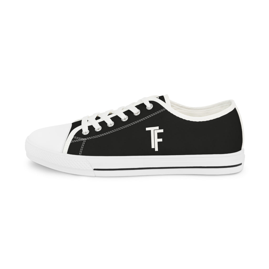 31 - Men's Low Top Sneakers TF — Minimal Grey Canvas Shoes with '315' Side Graphic