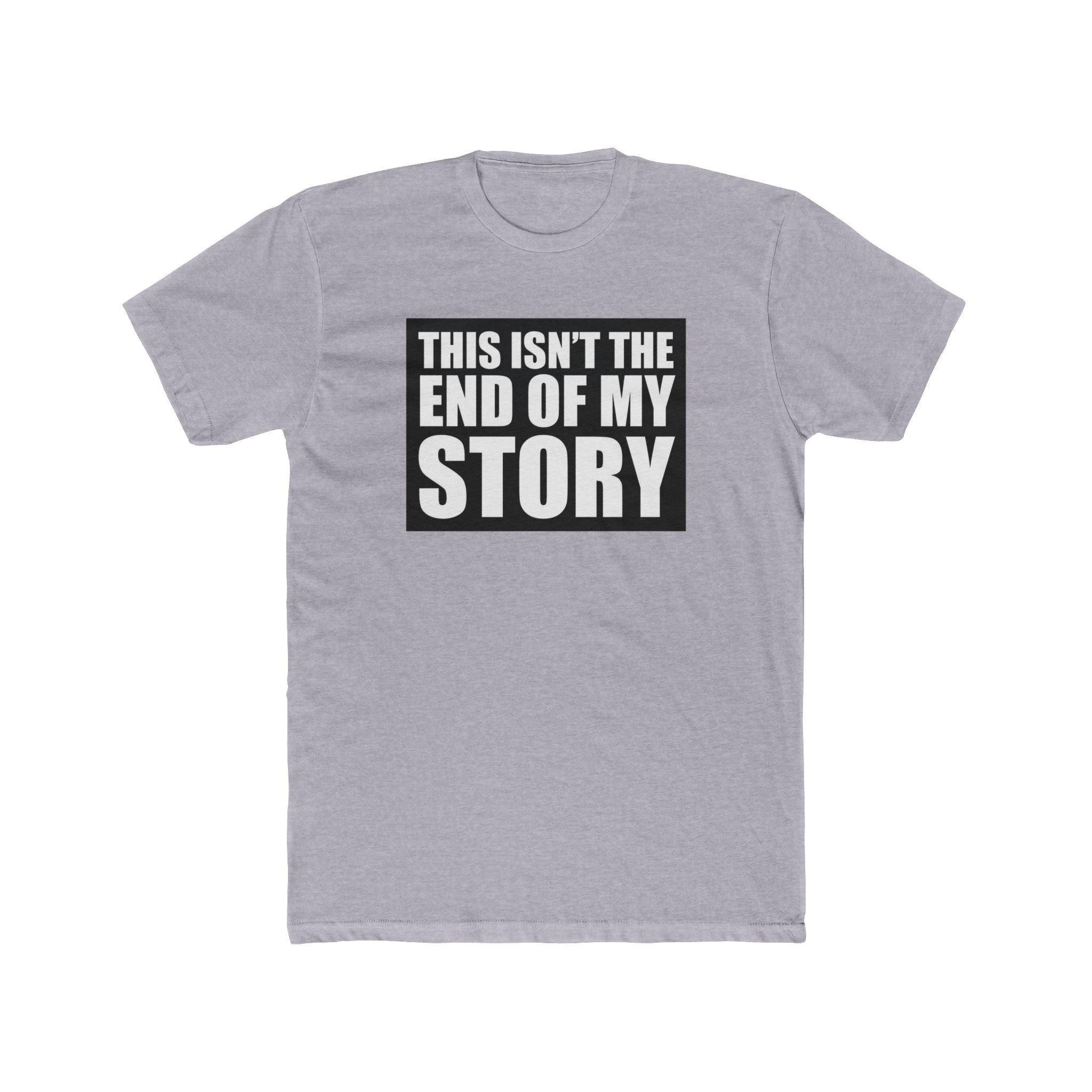 Multi Color Hopeful Message Unisex Cotton Crew Tee