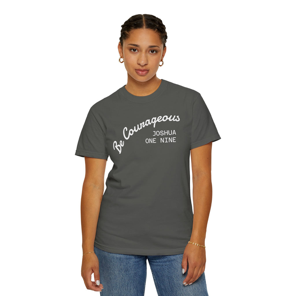 01 - Courageous Joshua One Nine Multi Colors Graphic T-Shirt