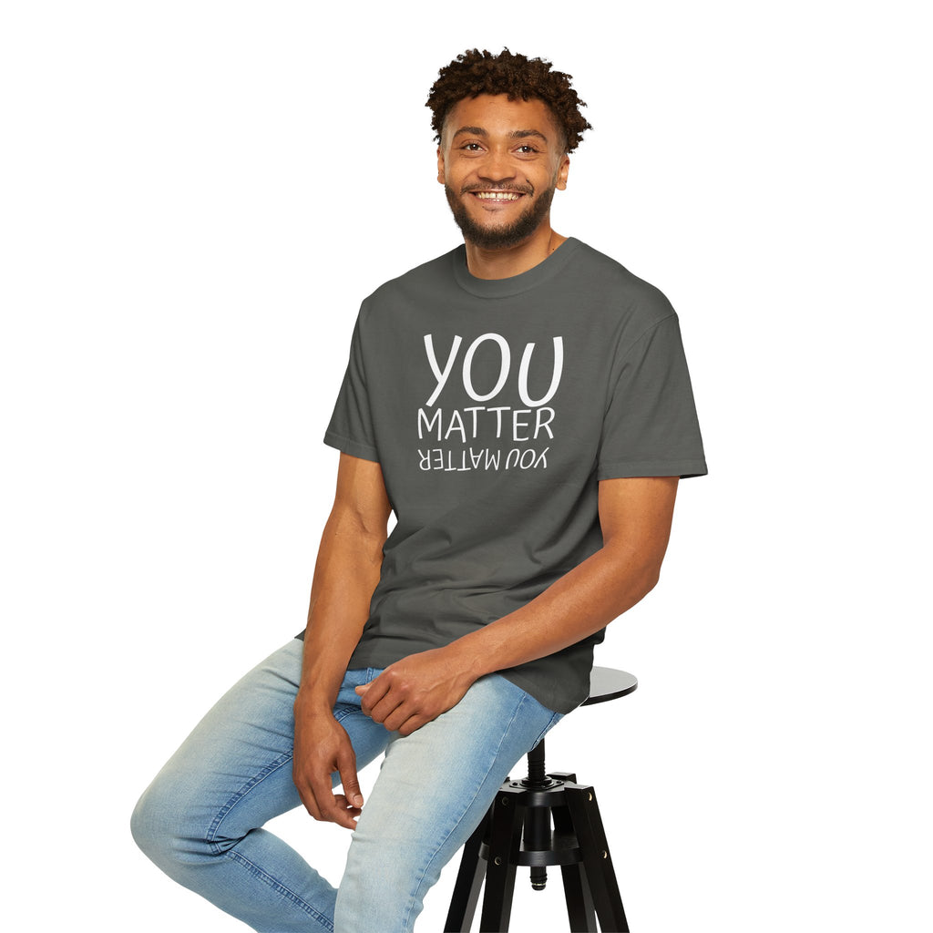 01 - You Matter Multi Color Graphic” Store Graphic T-Shirt