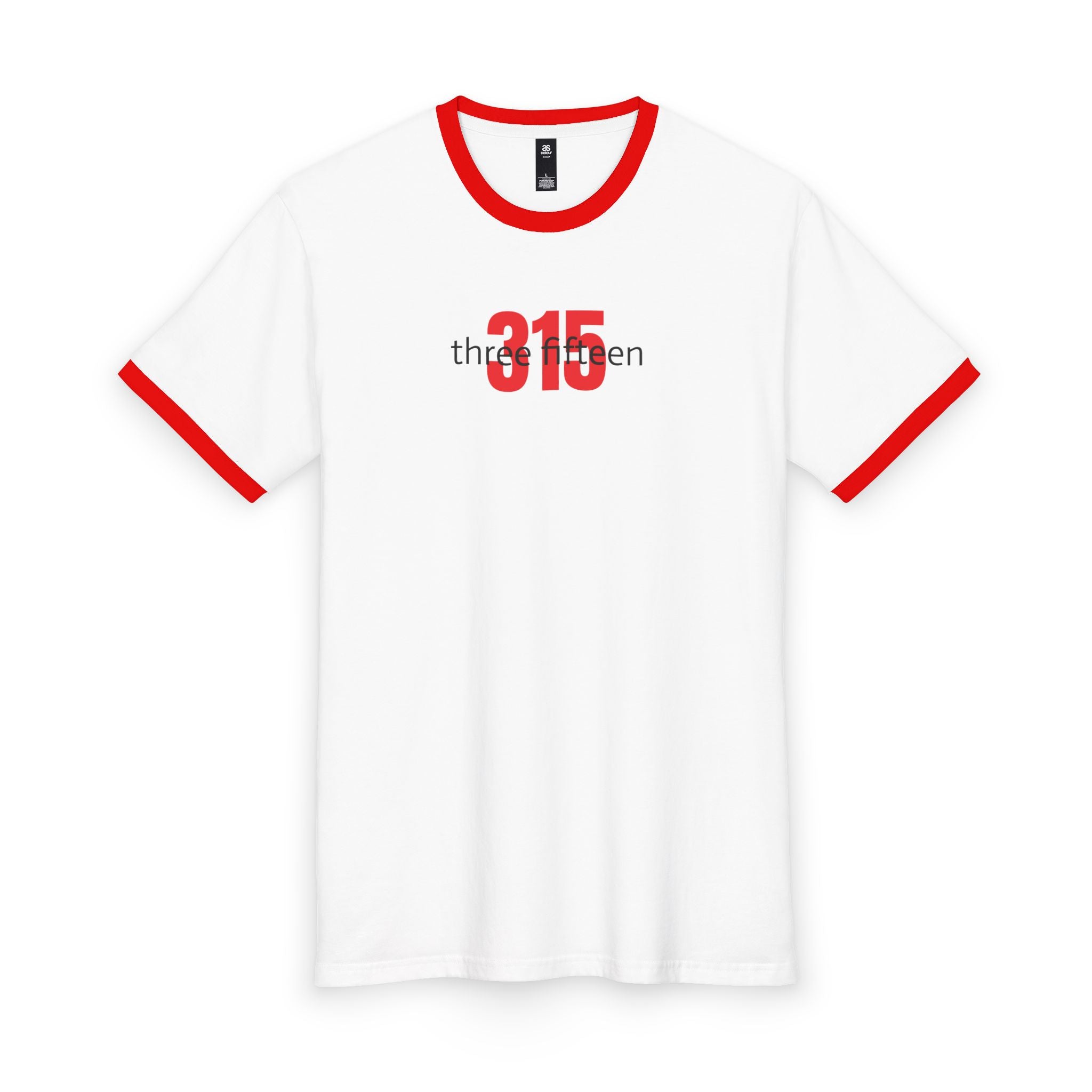 1 - Ringer Tee Bold 315 three fifteen