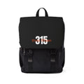 34 - Backpack Bold 315 — Minimal Black Shoulder Backpack