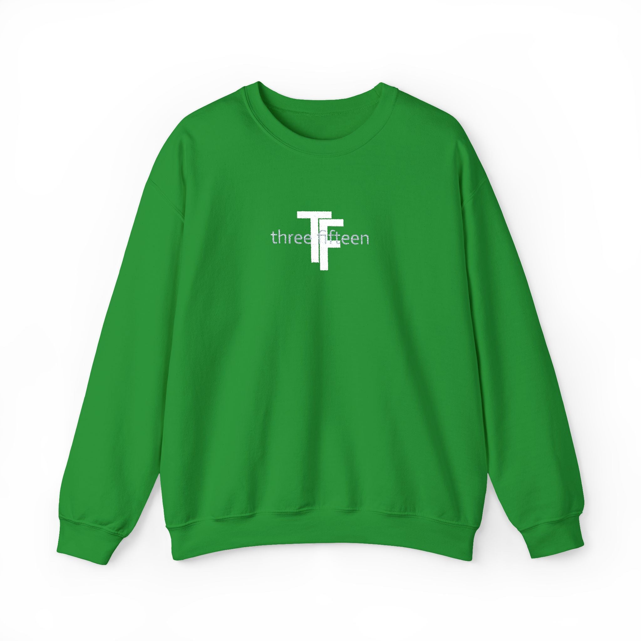 15 - TF Three Fifteen Embroidered Crewneck Sweatshirt — Minimal Graphic Pullover