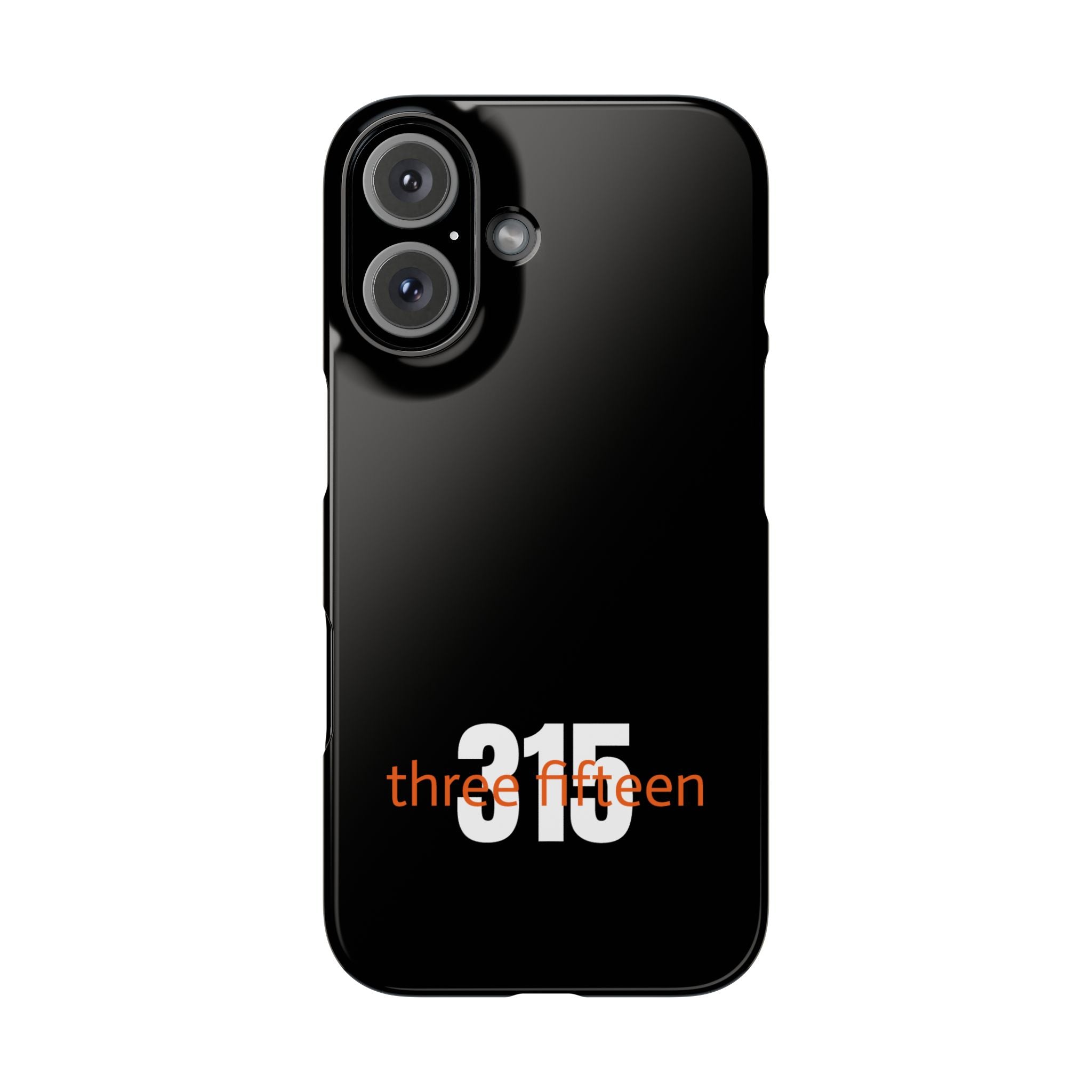36 - Phone case 315 Slim Phone Case — Motivational Black Protective Cover