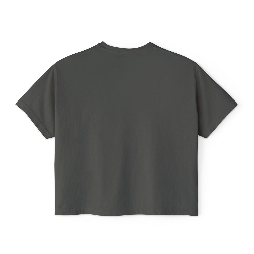 1 - Women's Boxy Tee Bold 315 — Minimalist City Number Graphic Shirt