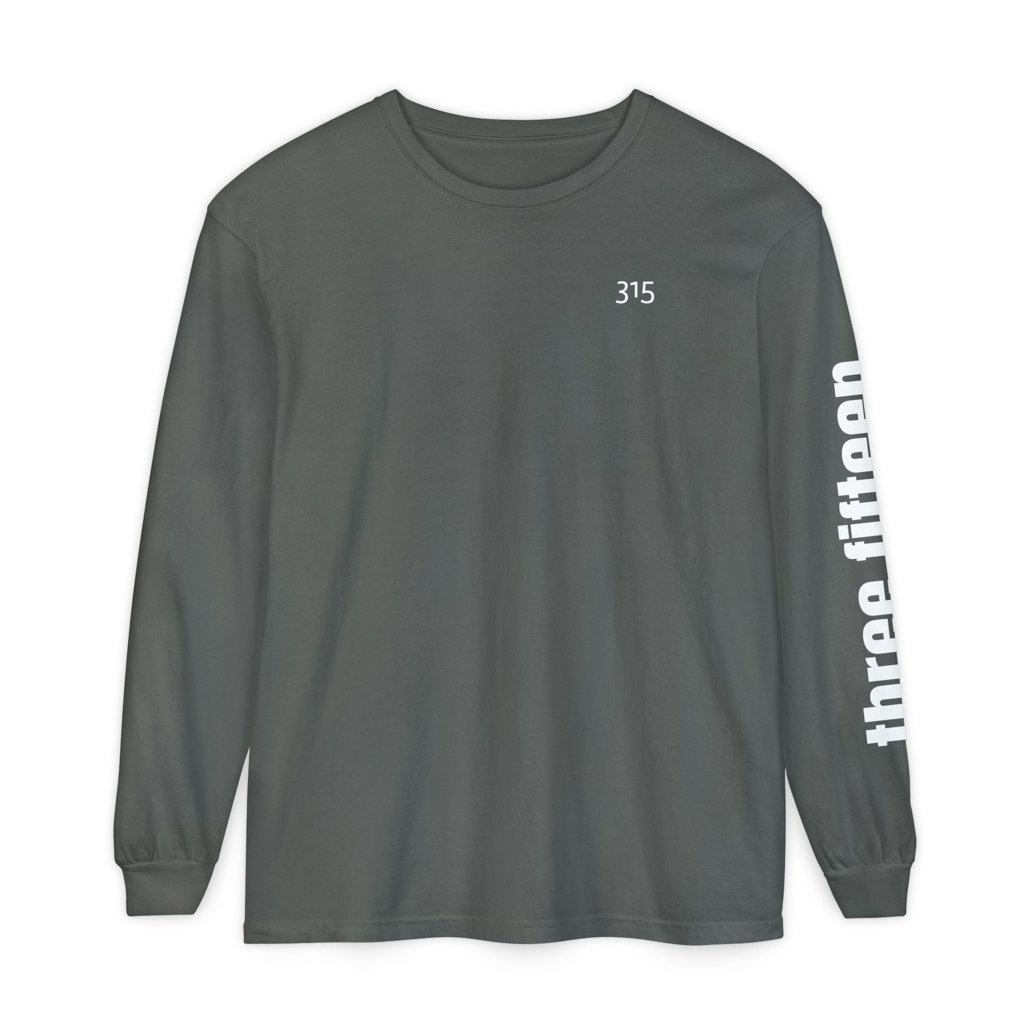 12 - 315 Three Fifteen Multi Color Unisex Long Sleeve T-Shirt - Inspirational Casual Wear