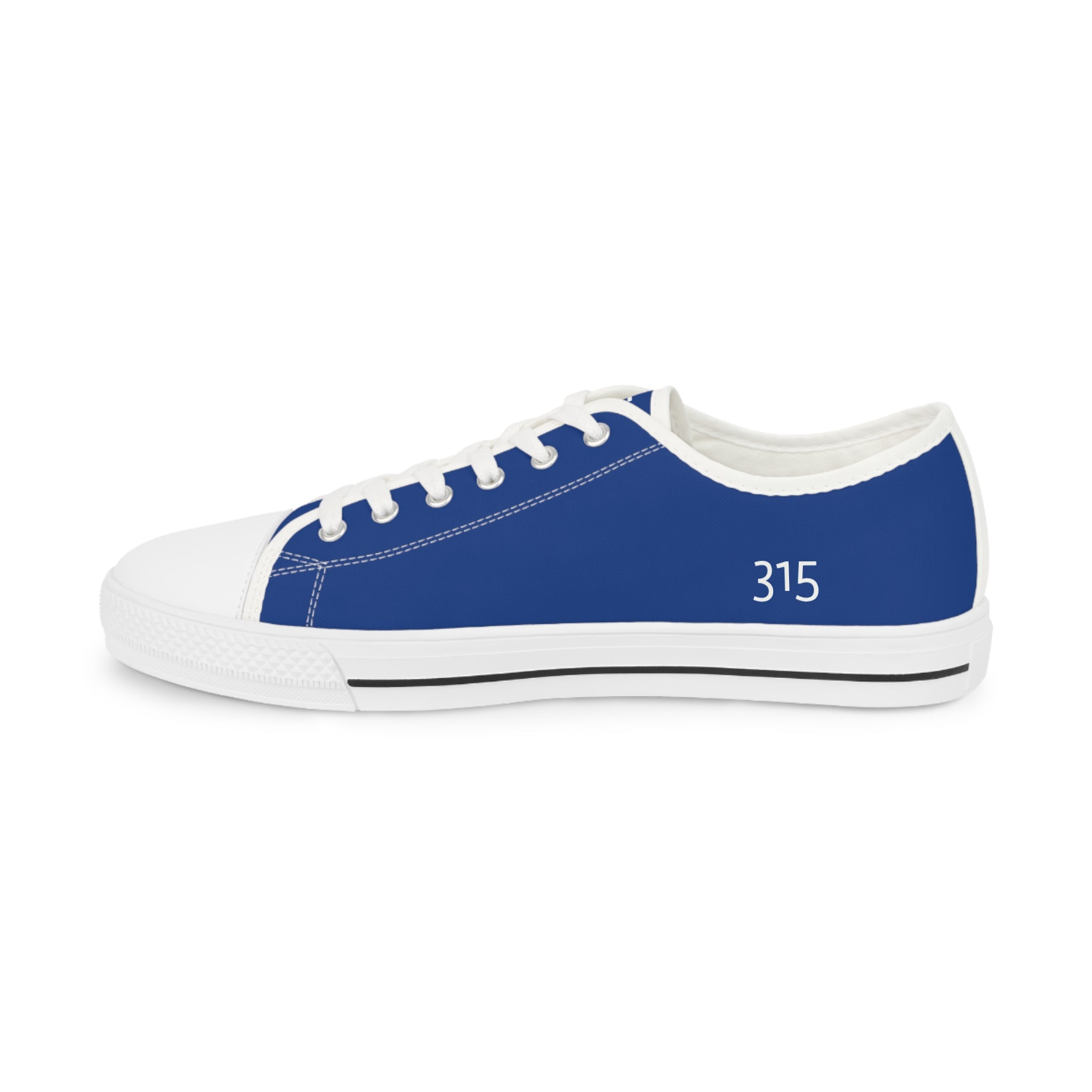 31 - Men's Low Top Sneakers TF — Minimal Grey Canvas Shoes with '315' Side Graphic
