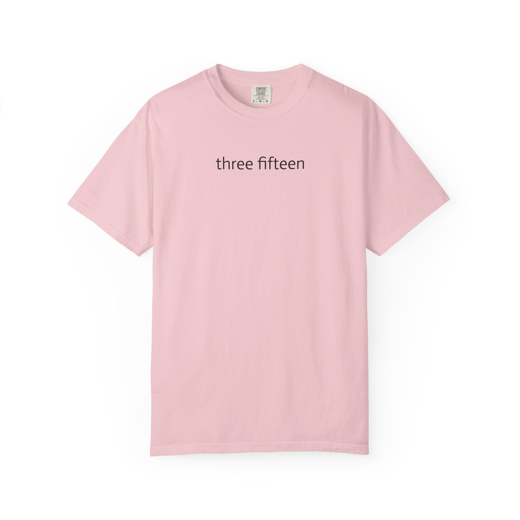 1 - Multi Colors Three Fifteen Basic Graphic T-Shirt