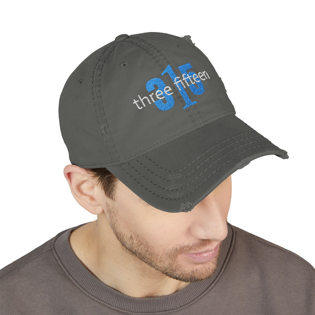 3 - Hat Distressed Embroidered Oversized 1 Dad Hat - Casual Chic Accessory