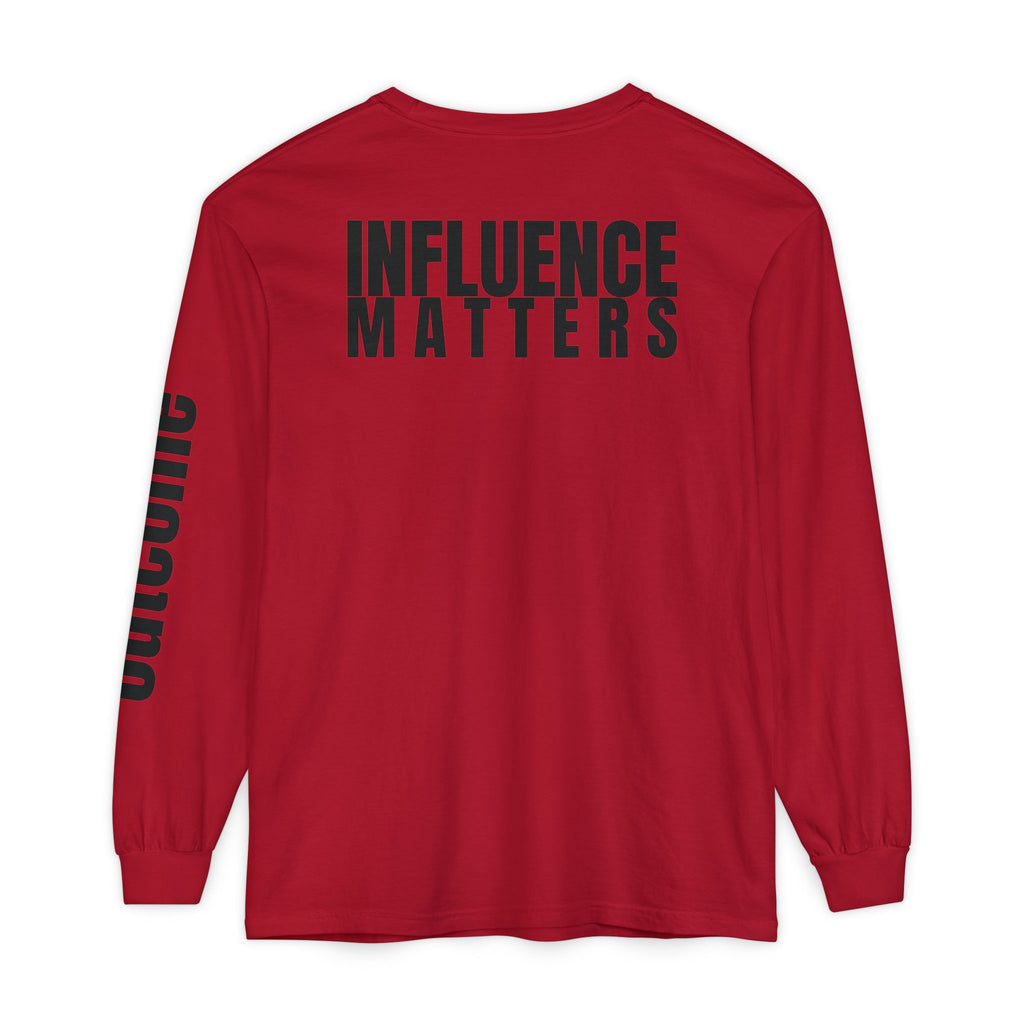Influence Matters Unisex Long Sleeve T-Shirt - Inspirational Casual Wear