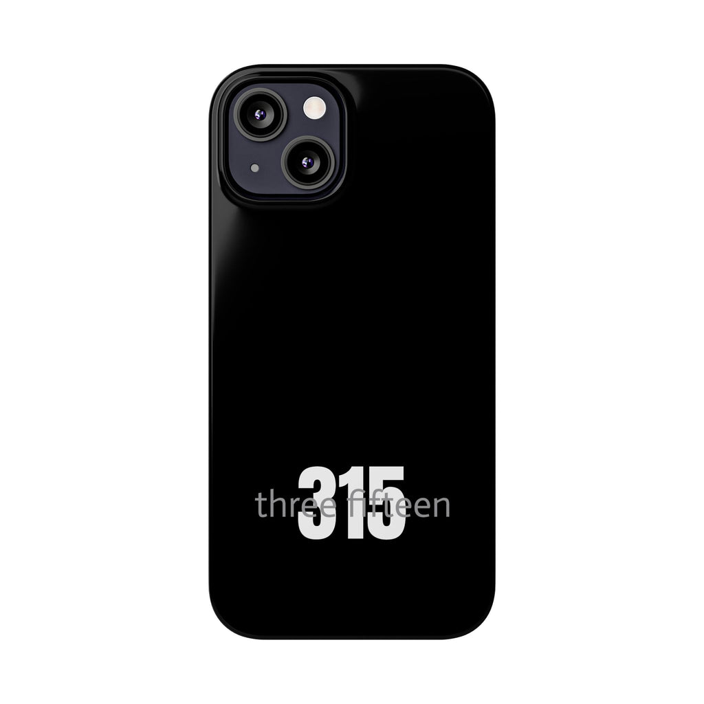 Copy of 36 - Phone case 315 Slim Phone Case — Motivational Black Protective Cover