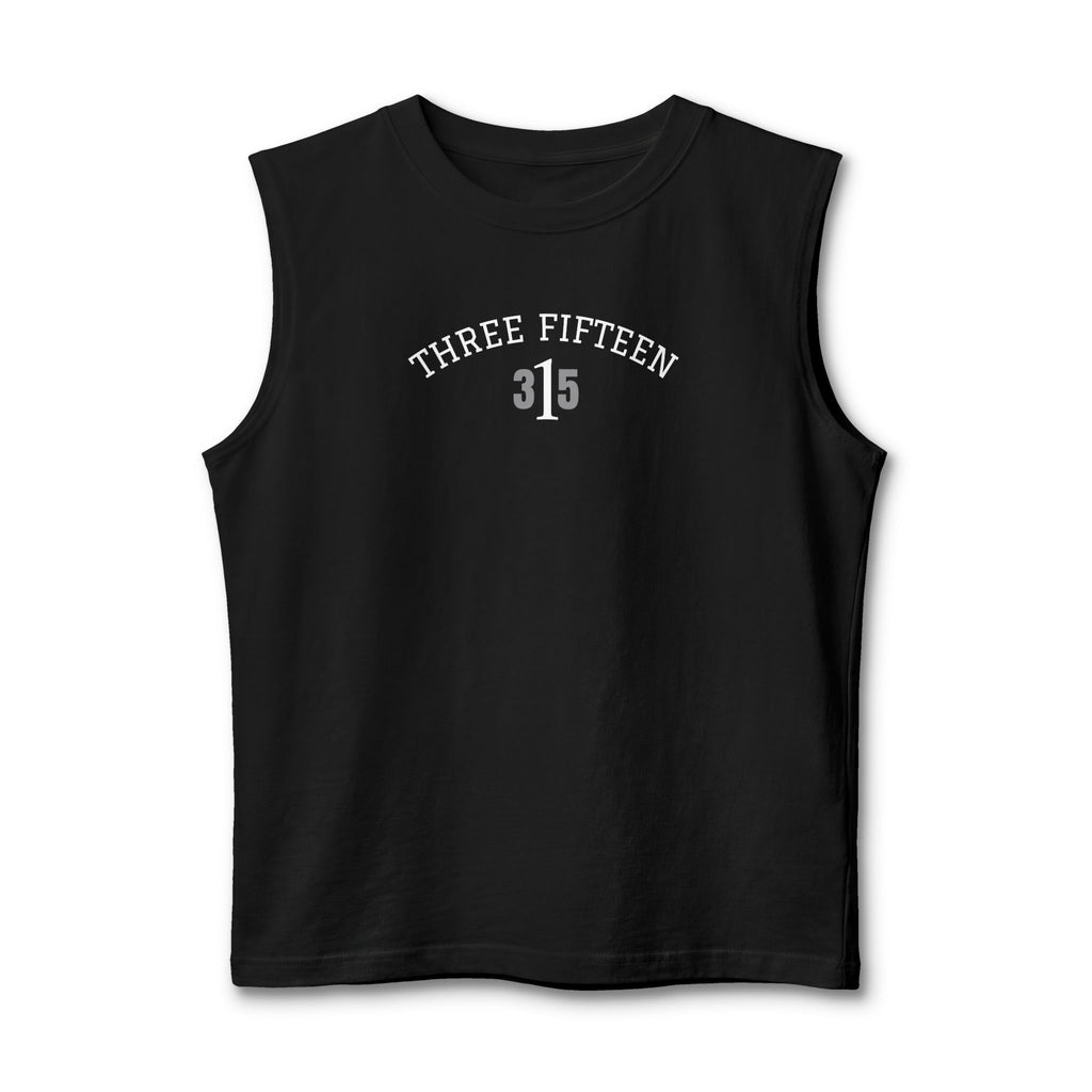1131 - Muscle Tank — 'the 315' Minimalist Fitness Graphic Tank Top