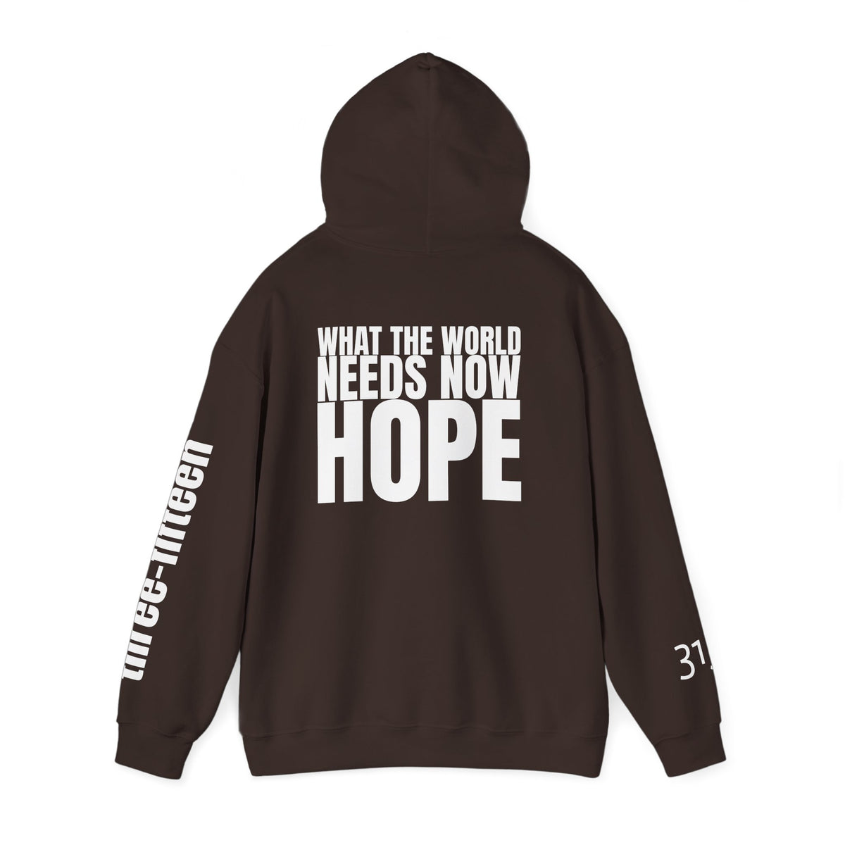 16 - Multi Colors “What the World Needs Now - HOPE”" Inspirational Quote Hoodie - This Isn't The End Of My Story