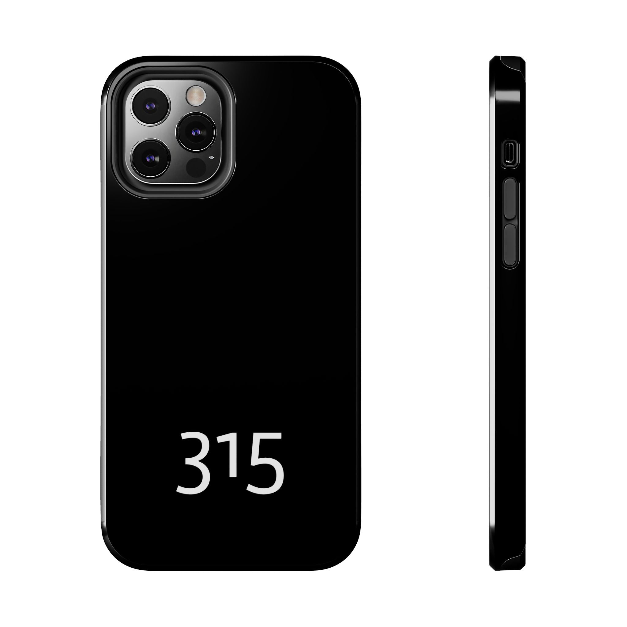 36 - Phone case 315 Tough Phone Case — Motivational Black Protective Cover