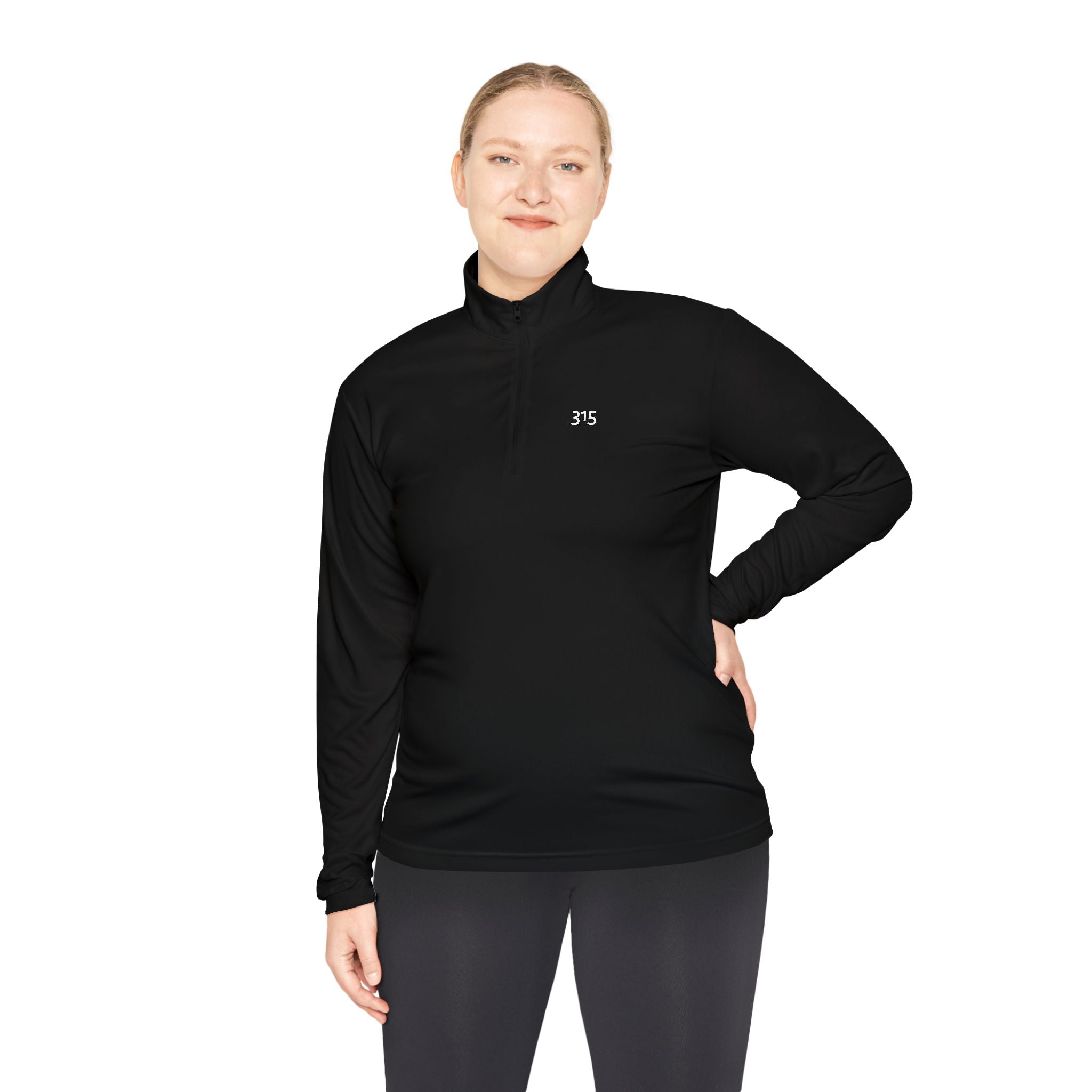 Multi Color Unisex Quarter-Zip Pullover with 315 Design – Stylish Comfort for Every Occasion