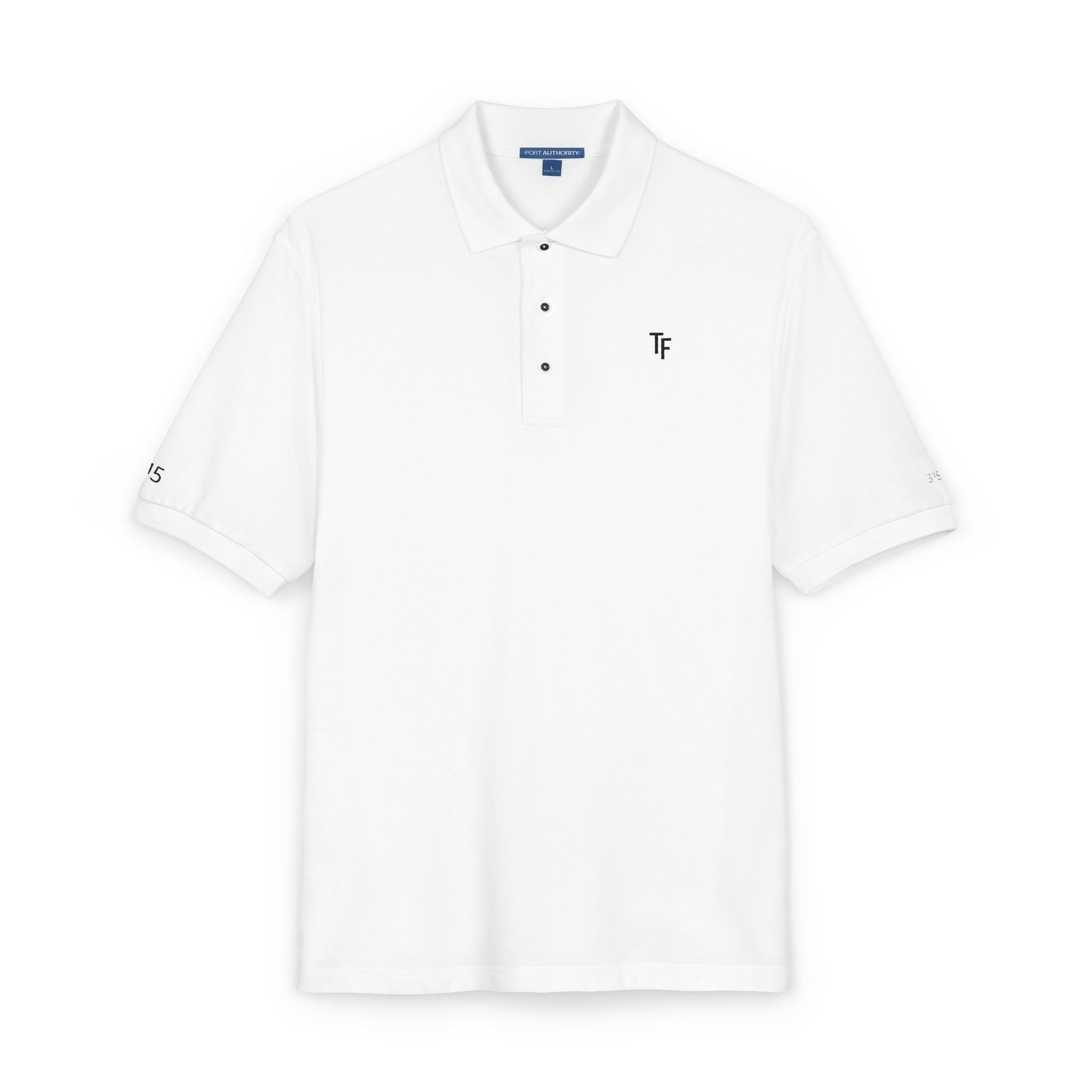114 - Multi Color Sleek TF Embroidered Unisex Polo Shirt - Casual Elegance for Every Occasion