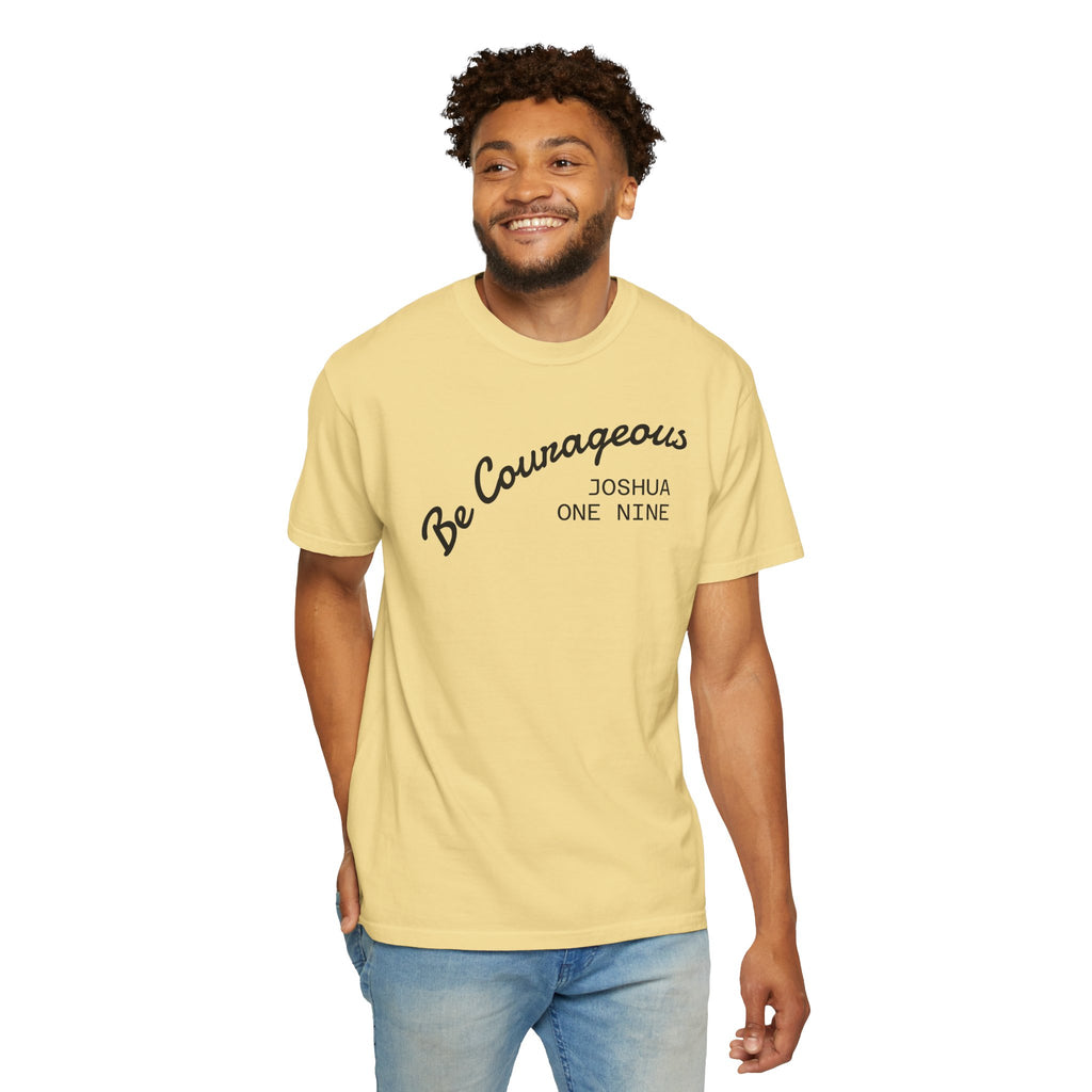 01 - Courageous Joshua One Nine Multi Colors Graphic T-Shirt