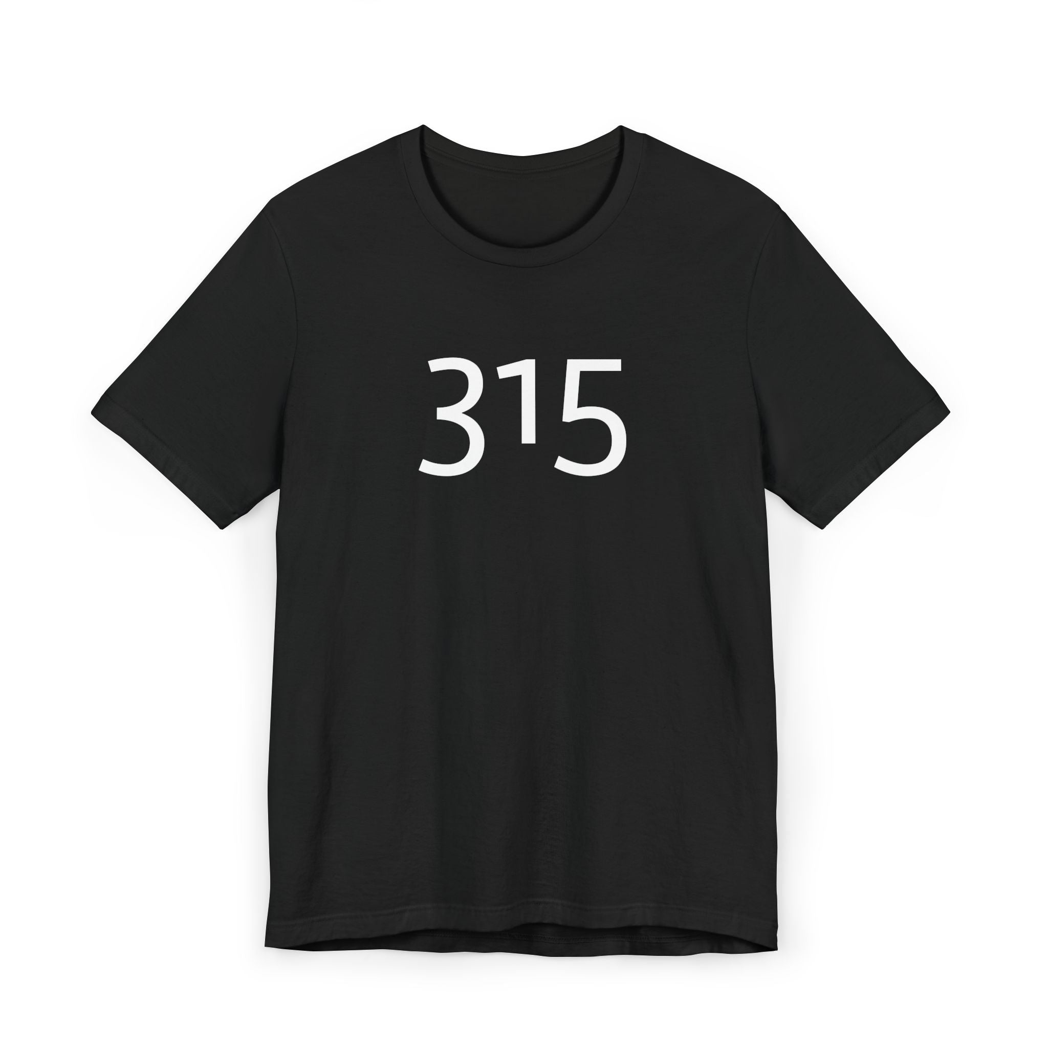Multi Color Three-Fifteen Minimalist 315 Unisex Jersey T-Shirt - Three-Fifteen Design