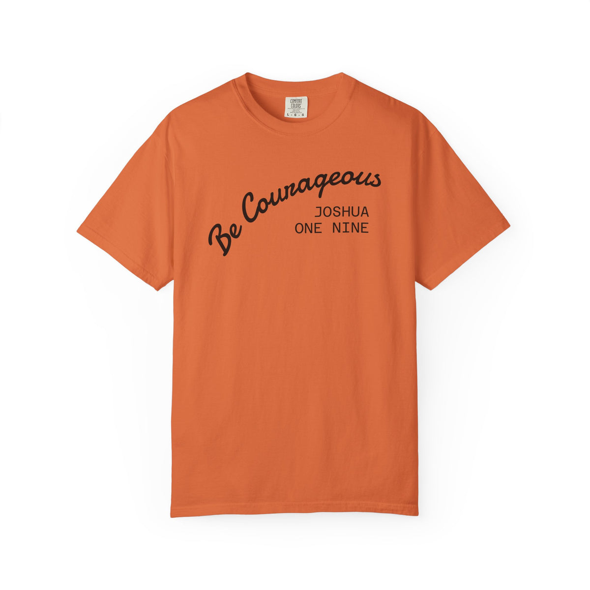 01 - Courageous Joshua One Nine Multi Colors Graphic T-Shirt