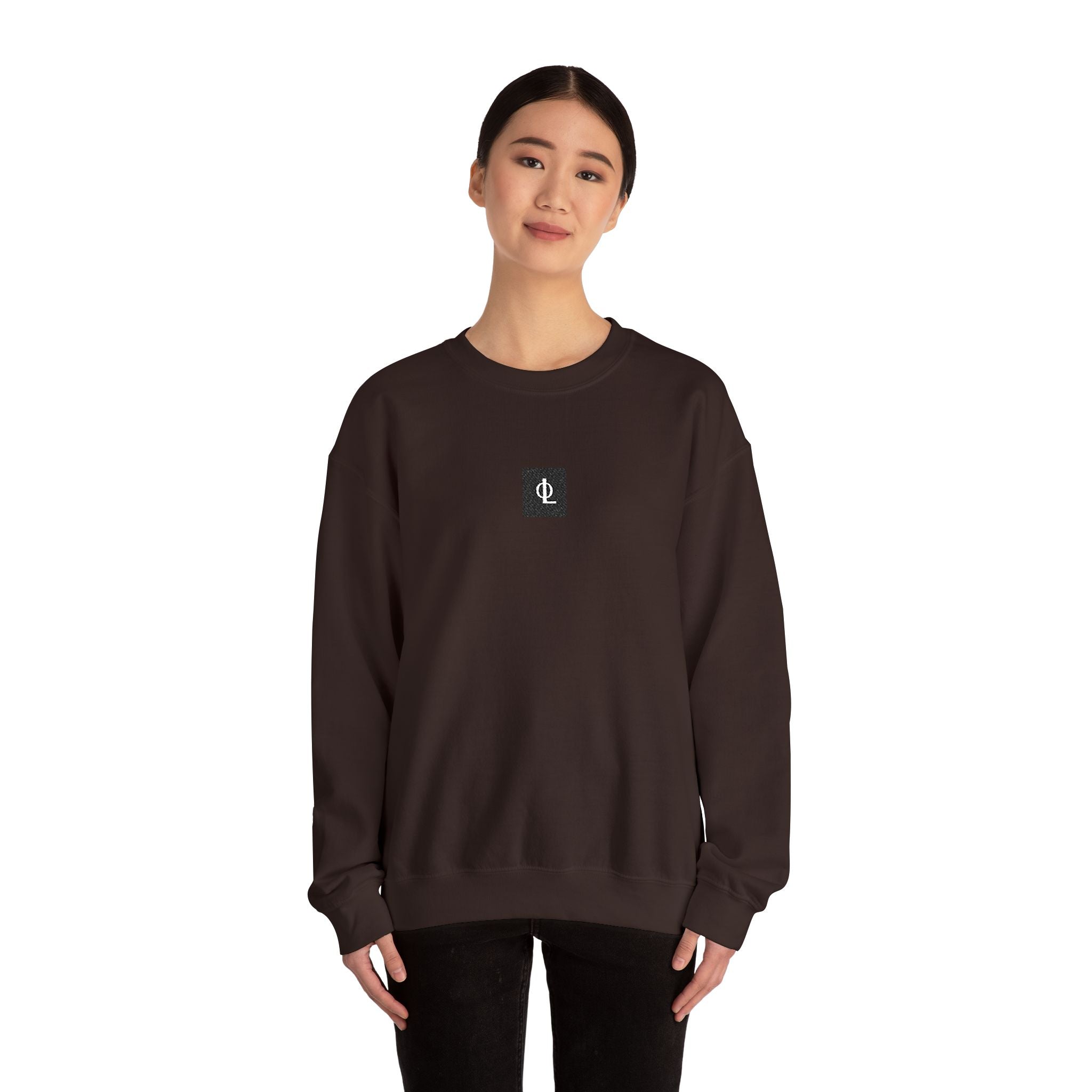 Outcome Leadership Crewneck Sweatshirt — Motivational Black Pullover