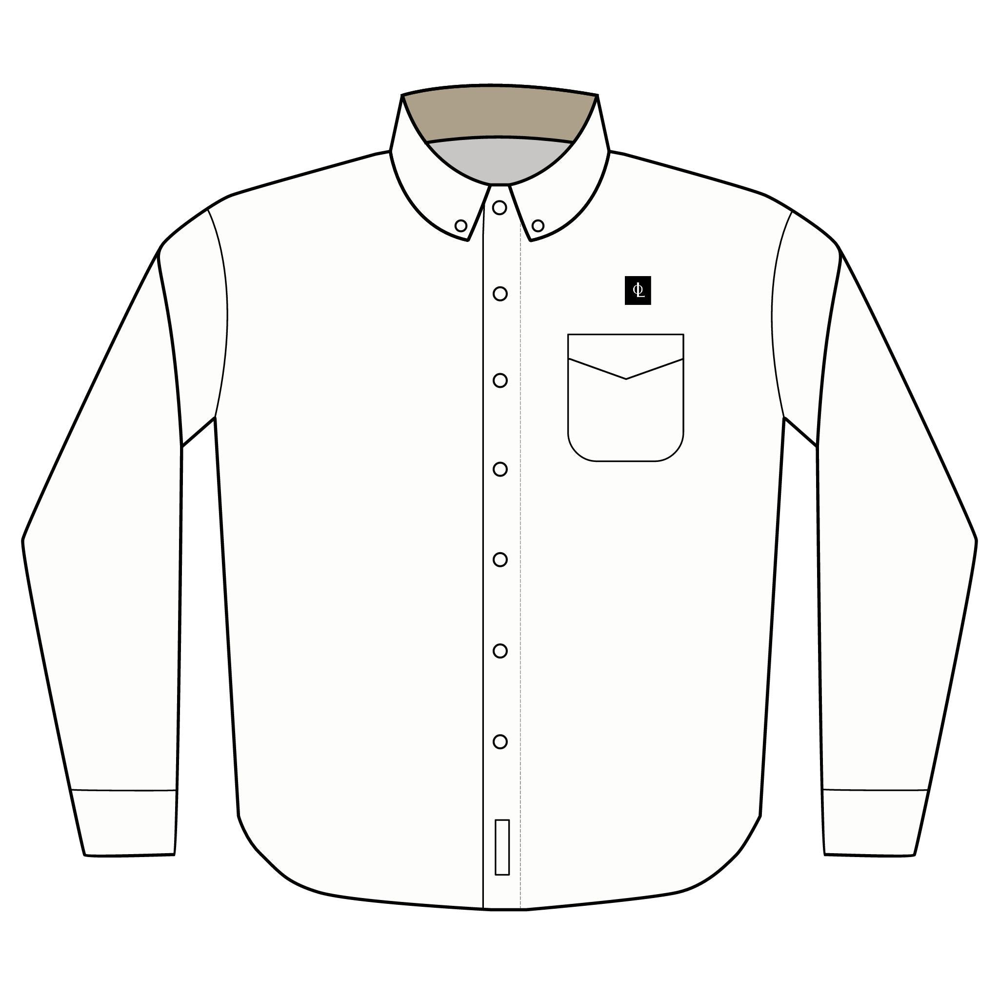 Embroidered “Outcome Leadership” Long Sleeve Dress Shirt — Classic Port Authority Button-Down