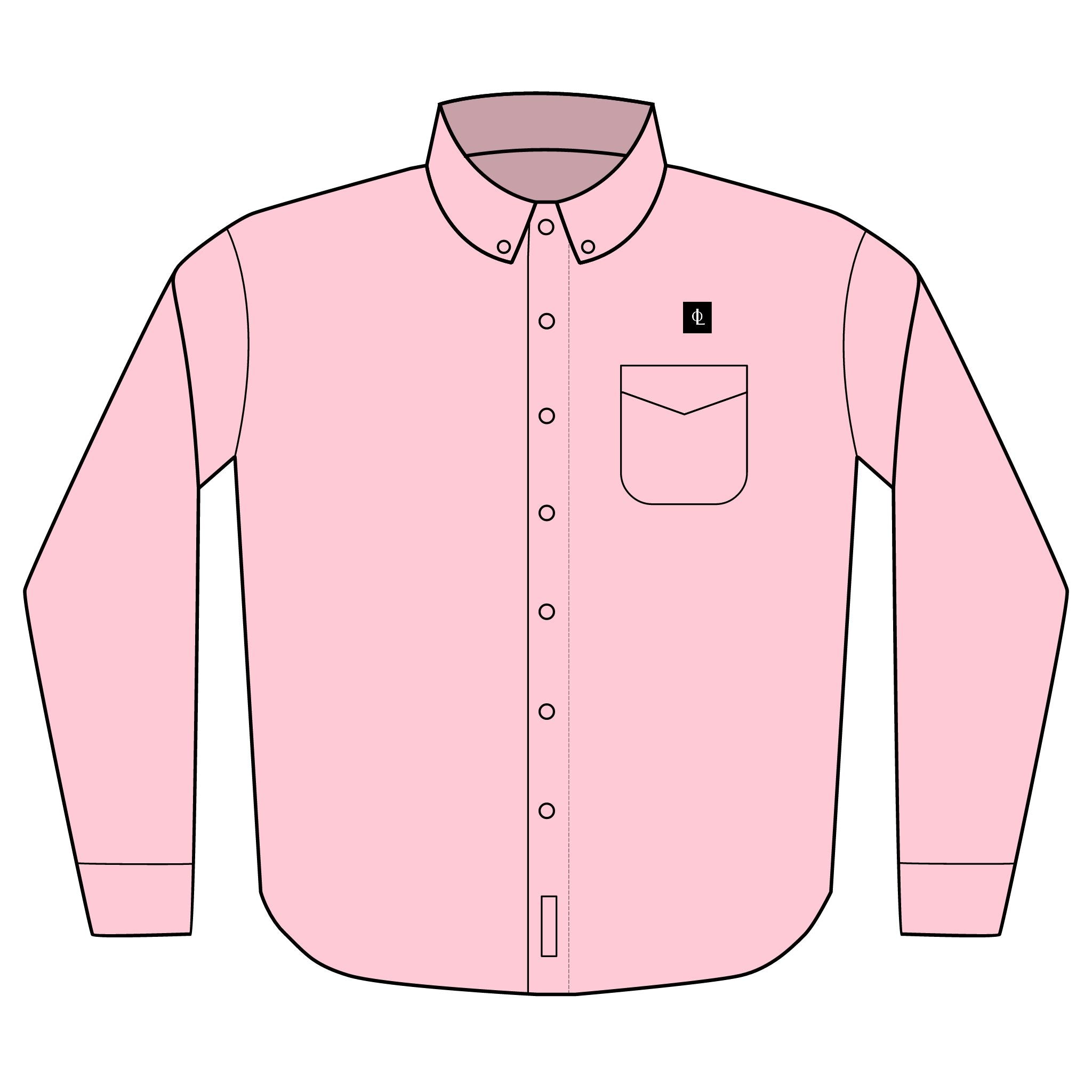 Embroidered “Outcome Leadership” Long Sleeve Dress Shirt — Classic Port Authority Button-Down