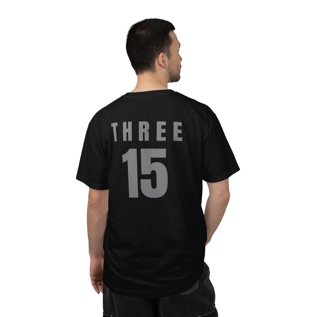 1 - Three 15 Multi Colors Front and Back Graphic T-Shirt