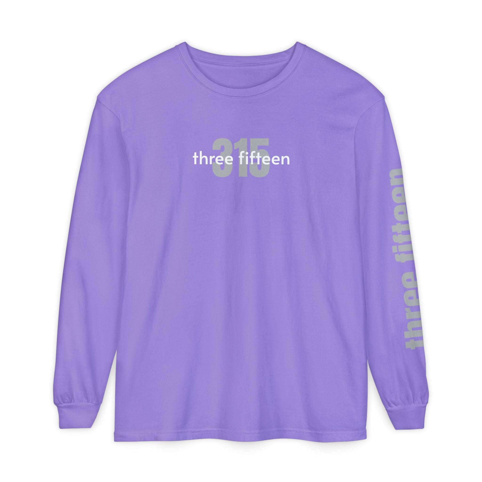 12 - Unisex Long Sleeve T-Shirt - Bold 315 Inspirational Casual Wear
