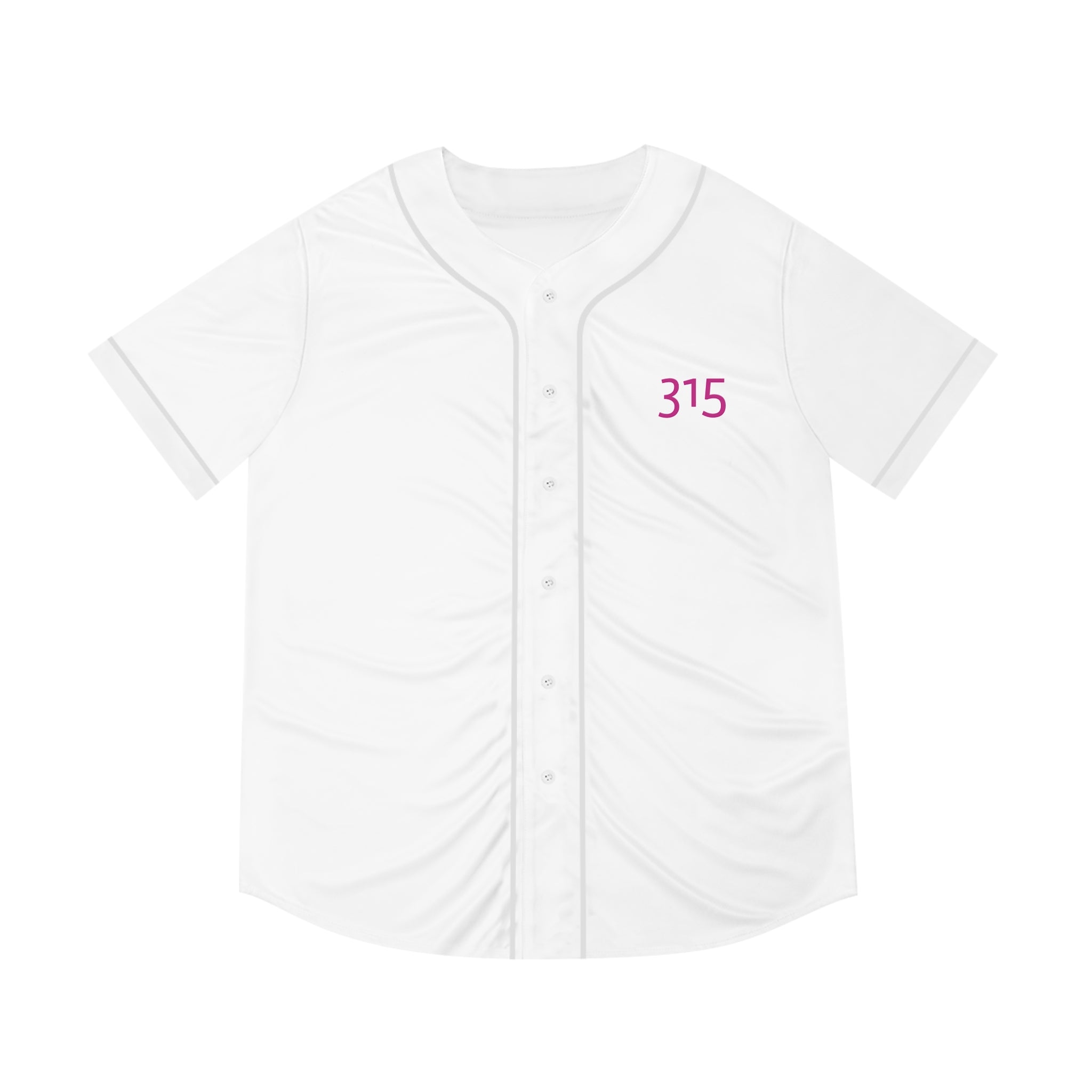 Three-Fifteen Stylish Men's Baseball Jersey with Custom Number 315