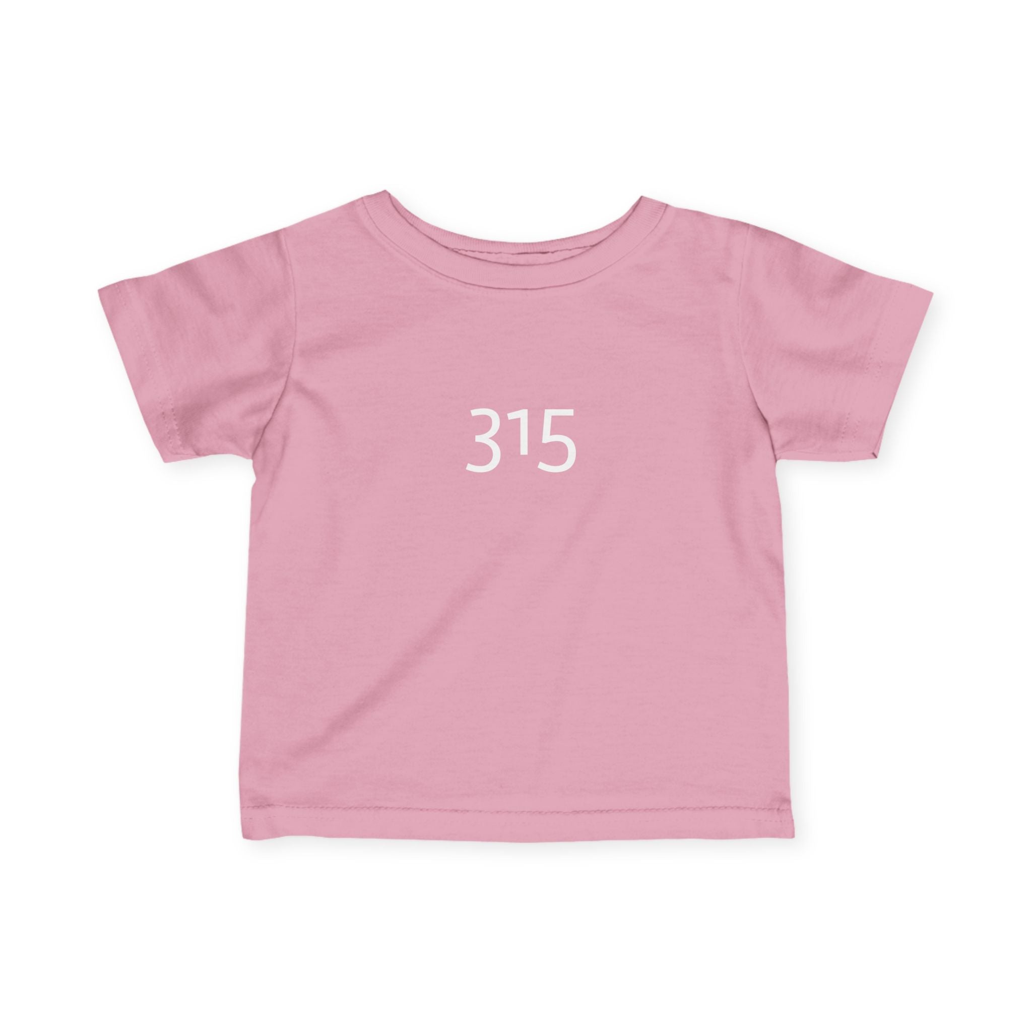 Minimalist Infant Fine Jersey Tee with Number 315