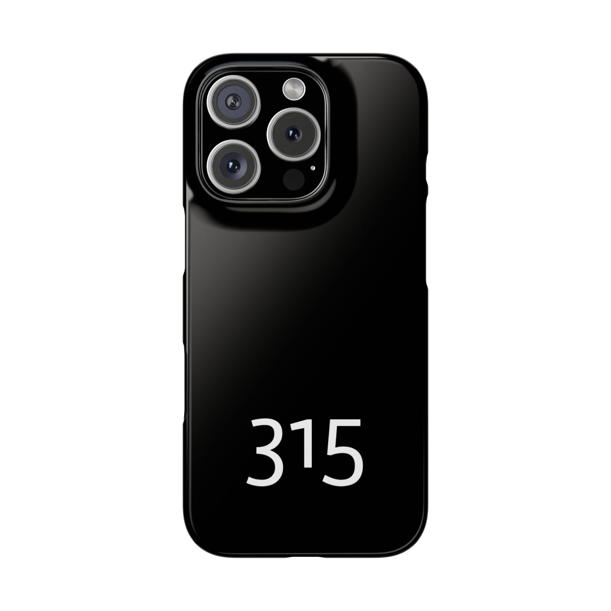 36 - Phone case 315 Slim Phone Case — Motivational Black Protective Cover