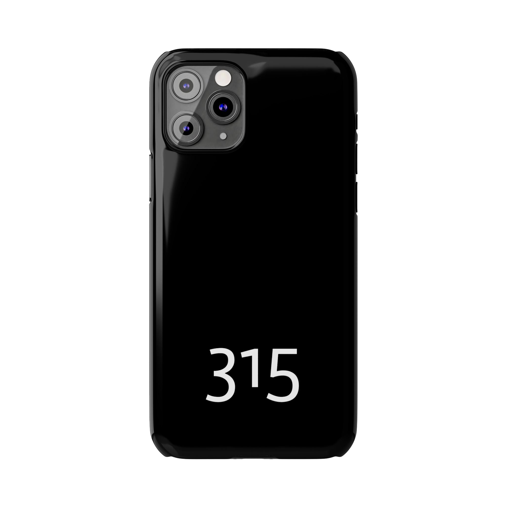 36 - Phone case 315 Slim Phone Case — Motivational Black Protective Cover