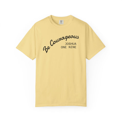 01 - Courageous Joshua One Nine Multi Colors Graphic T-Shirt