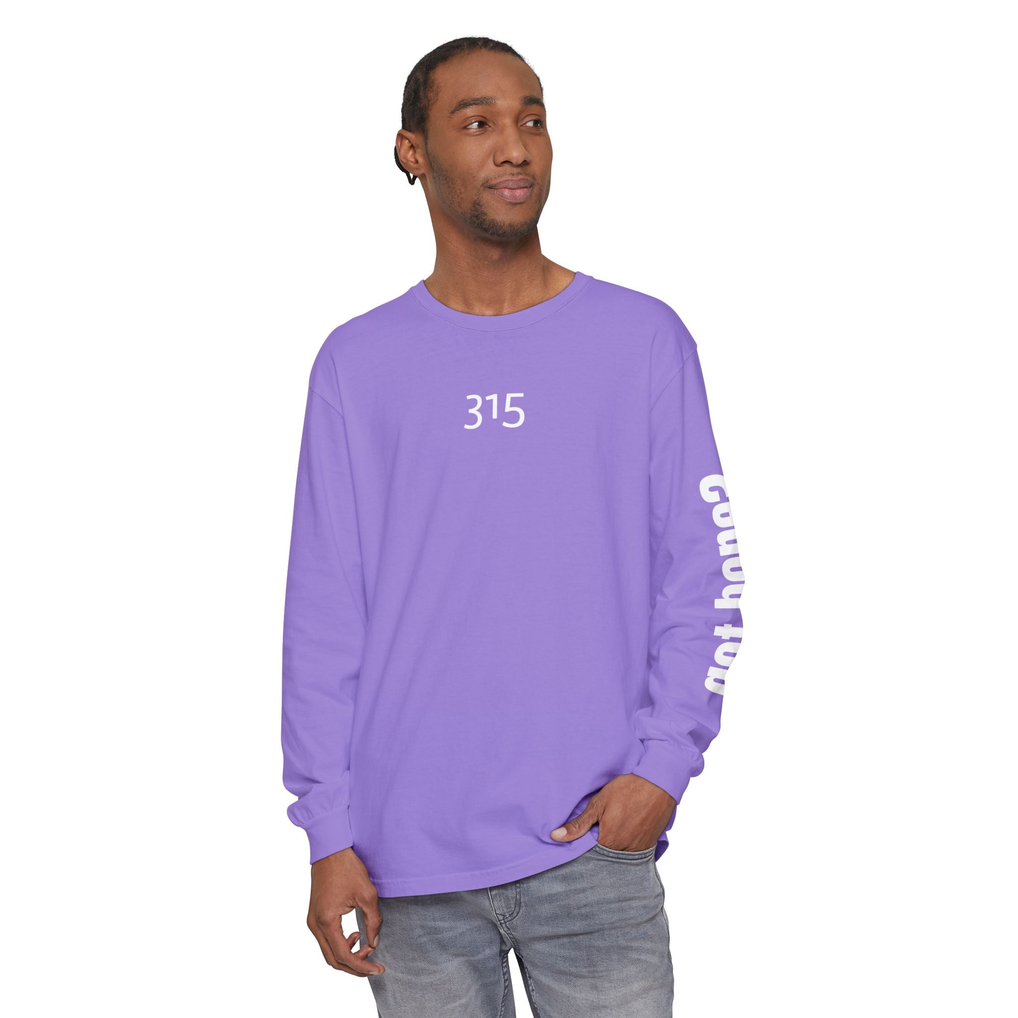315 A Helping Hand Unisex Long Sleeve T-Shirt - Inspirational Casual Wear