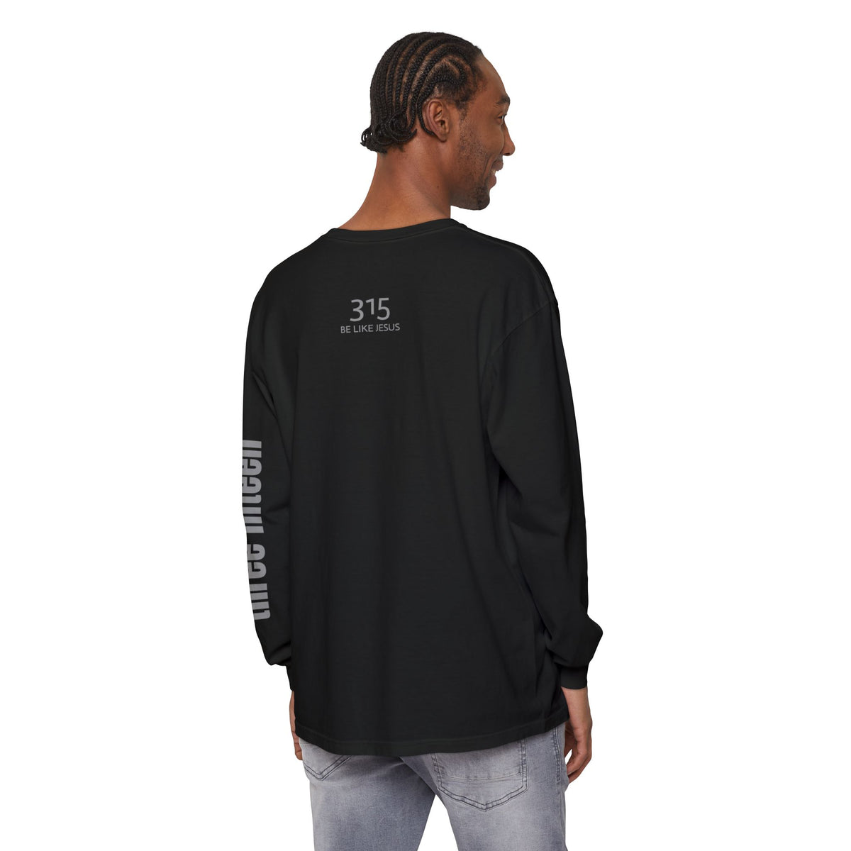 12 - Unisex Long Sleeve T-Shirt - Be Like Jesus Inspirational Casual Wear