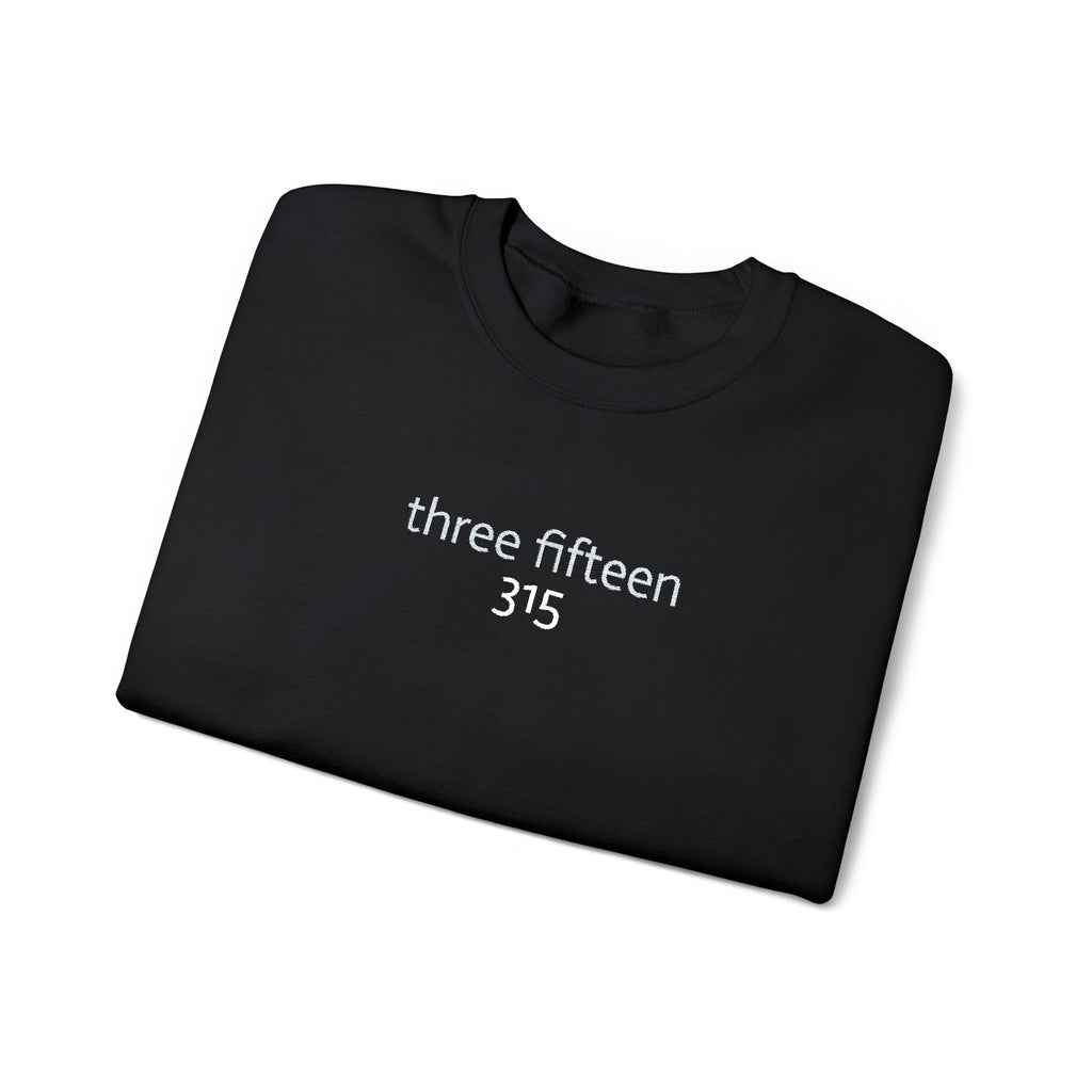 15 - Embroidered Three Fifteen 315 Crewneck Sweatshirt