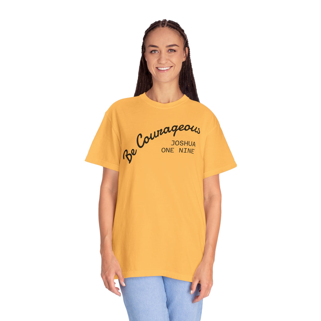 01 - Courageous Joshua One Nine Multi Colors Graphic T-Shirt